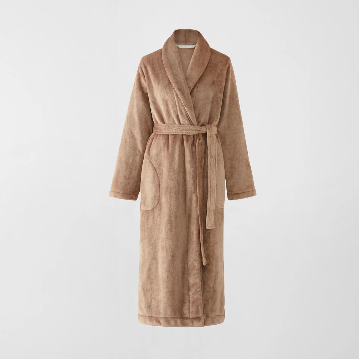 Sheridan Kerrabee Plush Bathrobe for Women - Soft & Luxurious Mocha Brown Robe - Perfect for Spa, Lounge & Cozy Evenings at Home
