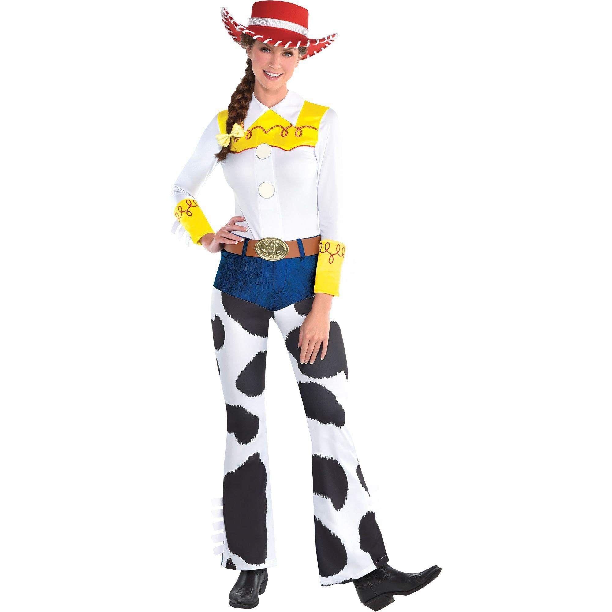 Jessie Halloween Costume for Women - Toy Story 4 Inspired Outfit with Accessories | Disney Cosplay, Dress Up Party, Halloween Costume for Adults