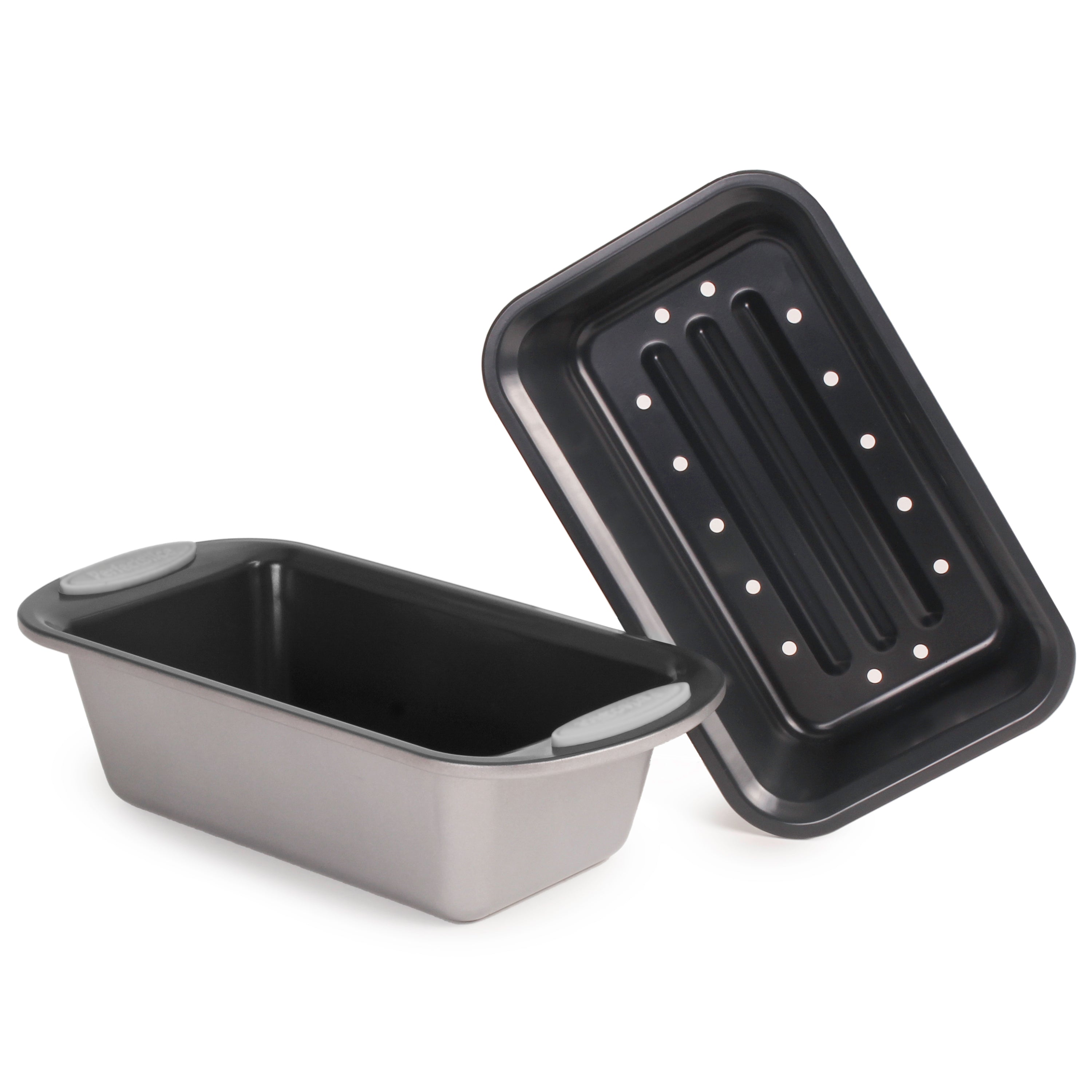 BergHOFF 11-Piece Perfect Slice Bakeware Set - Nonstick Silver Baking Kit for Cakes, Pies & Desserts - Ideal for Home Baking, Holiday Cooking & Professional Chefs