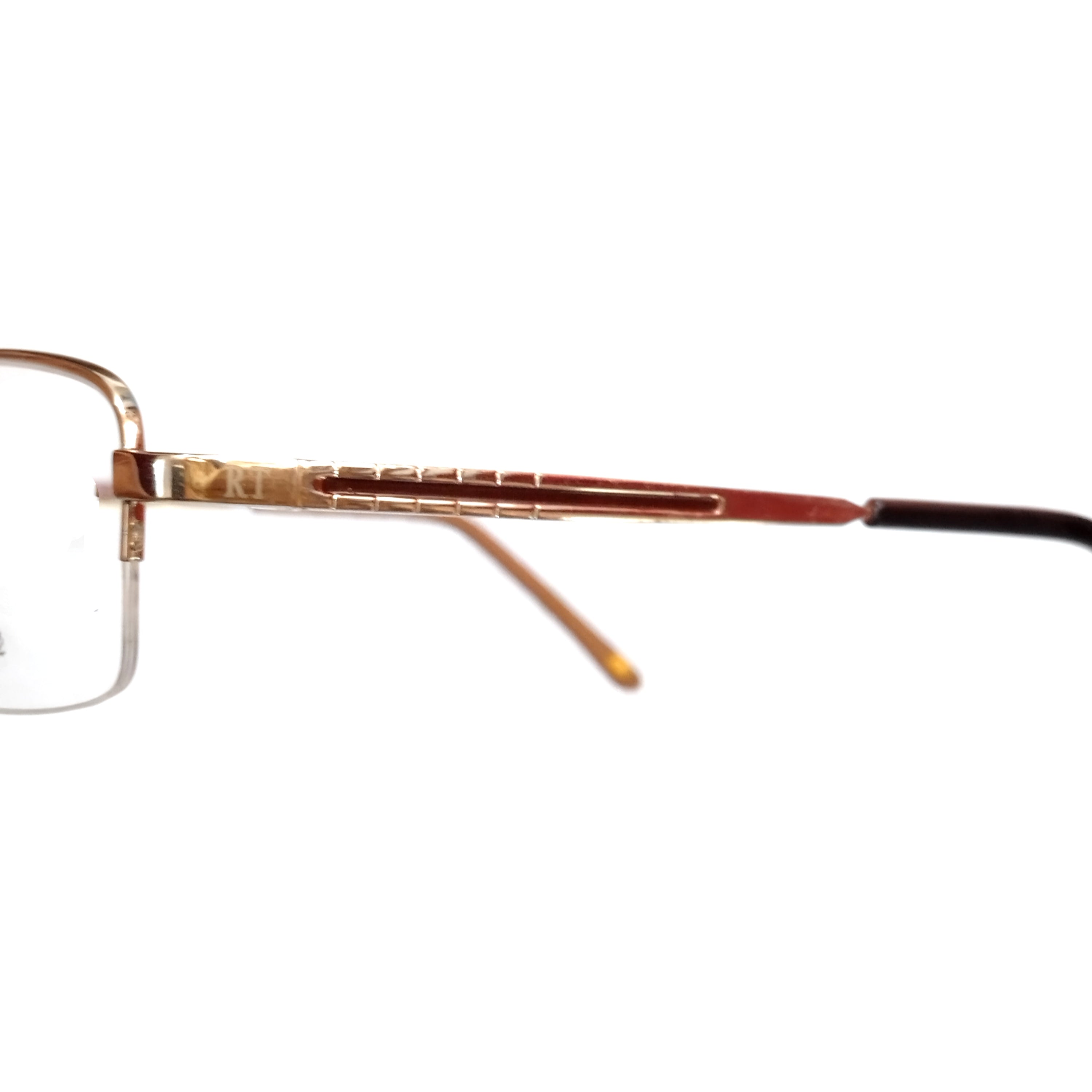Premium Gold Metal Supra Progressive Multifocal No-Line Bifocal Glasses for Men & Women - Reading, Computer & Distance Vision Eyewear for Office & Daily Use