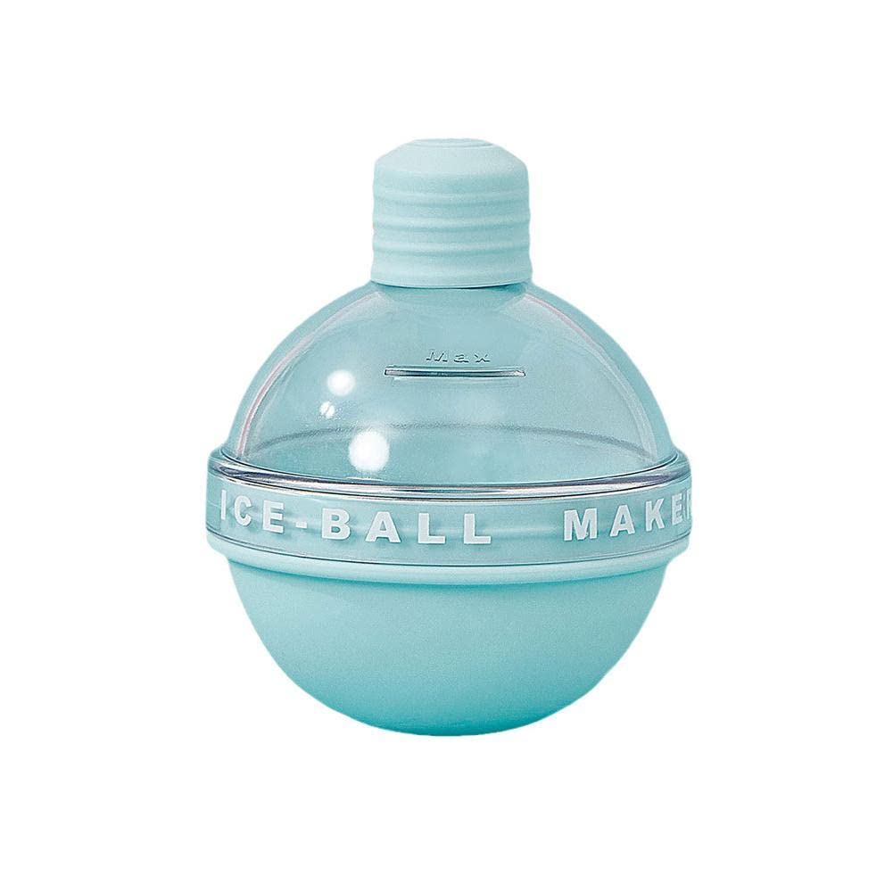 Premium Silicone Ice Ball Maker with Lid - Easy Fill & Release Whiskey Ice Ball Mold for Bourbon, Scotch, Cocktails - Perfect for Home Bars, Parties & Gifts
