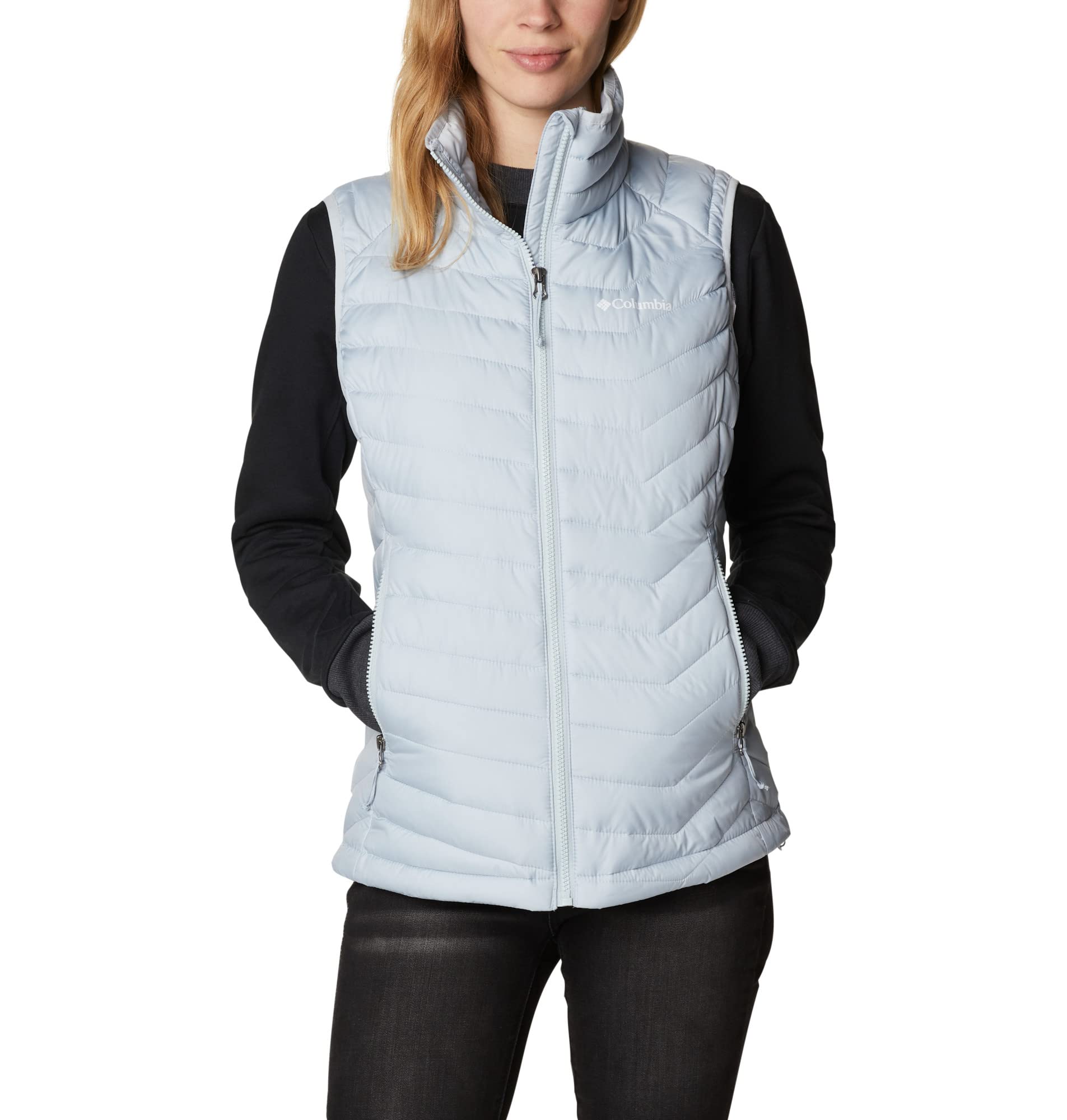 Columbia Women's Powder Lite Vest - Lightweight Insulated Puffer Vest for Outdoor Activities, Hiking, and Winter Sports | Water-Resistant & Warm