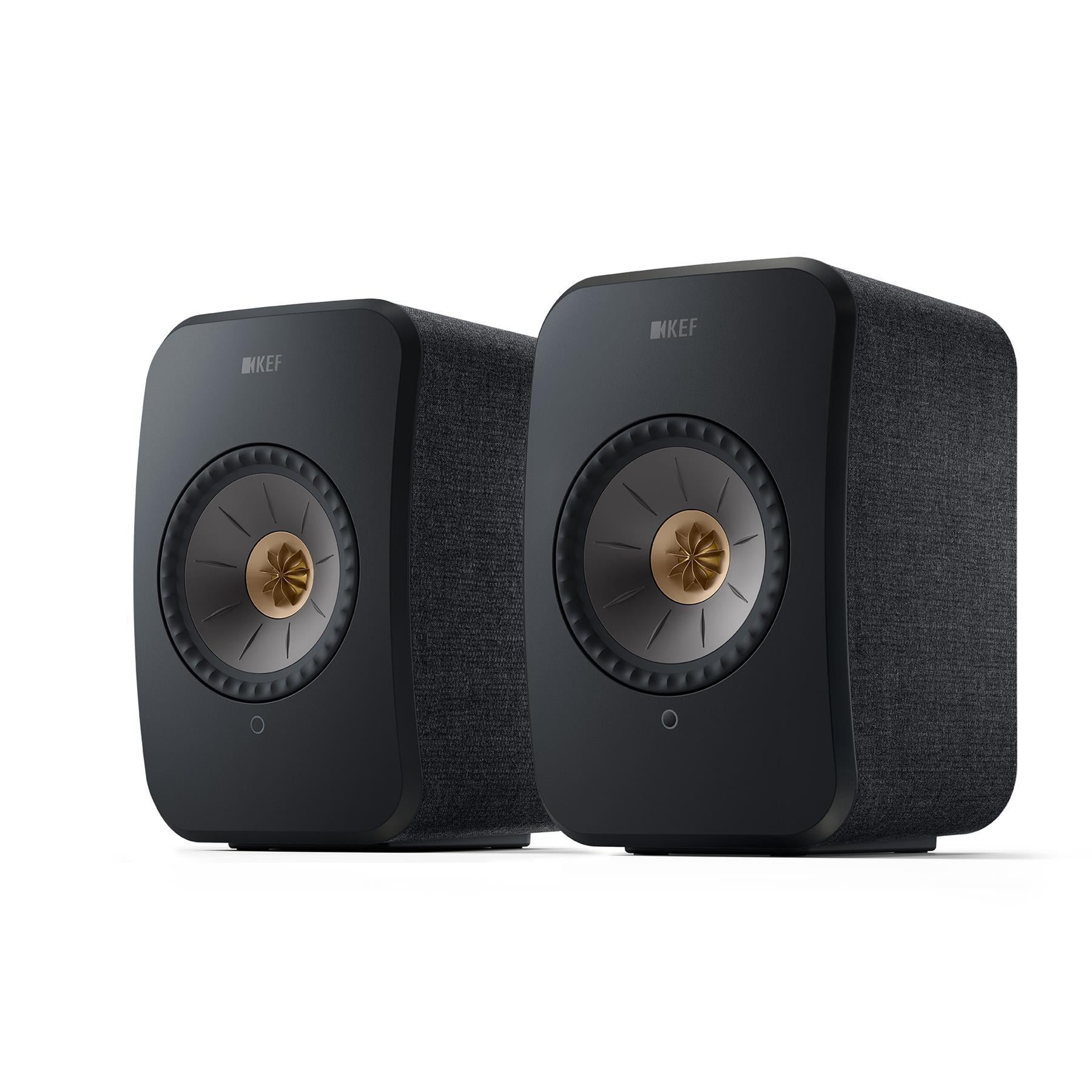 KEF LSX II Wireless HiFi Speakers - Premium Bluetooth Bookshelf Speakers with High Resolution Audio for Home Theater & Music Listening