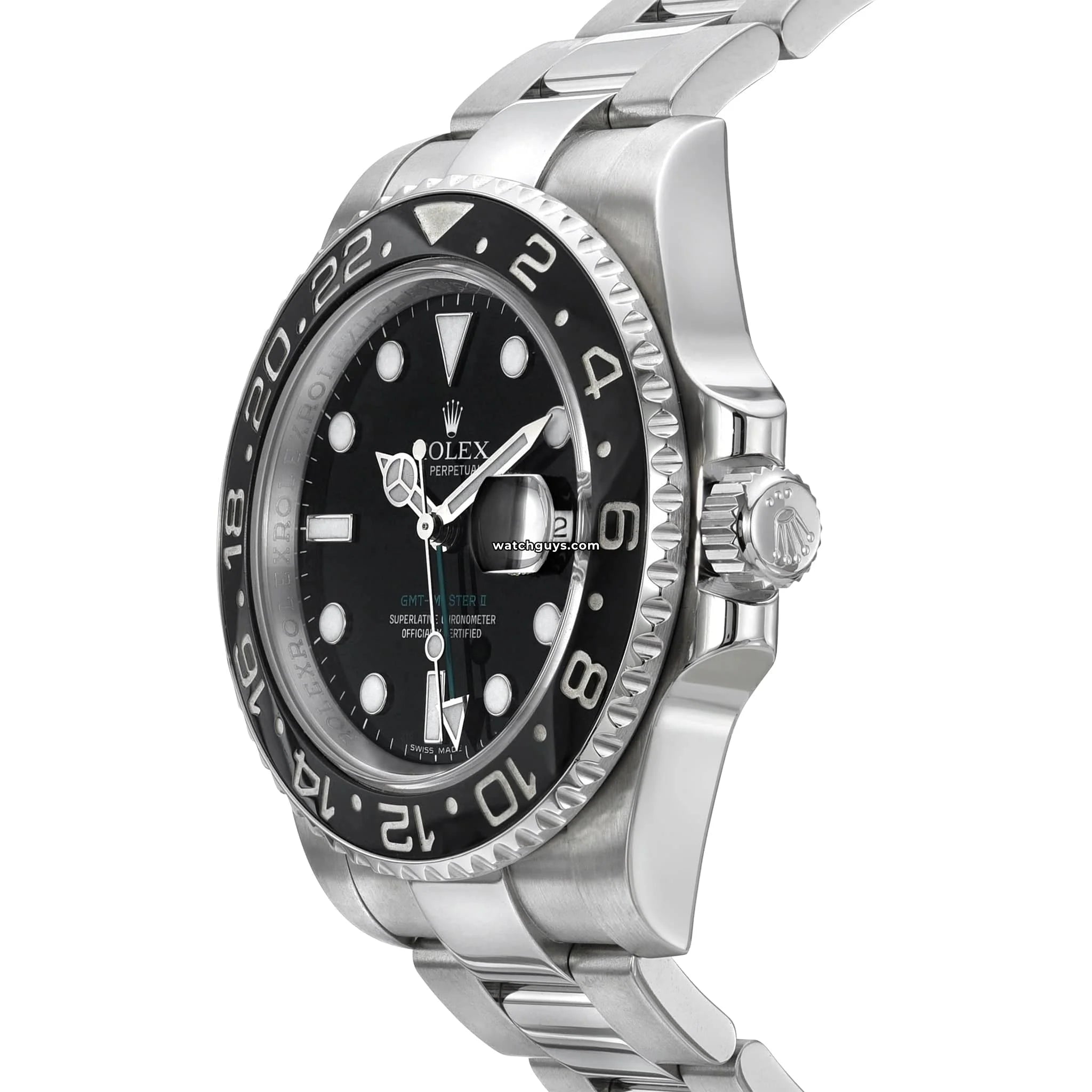 Rolex GMT Master II 116710LN Black Stainless Steel Men's Watch - Luxury Automatic Timepiece for Travelers & Business Professionals