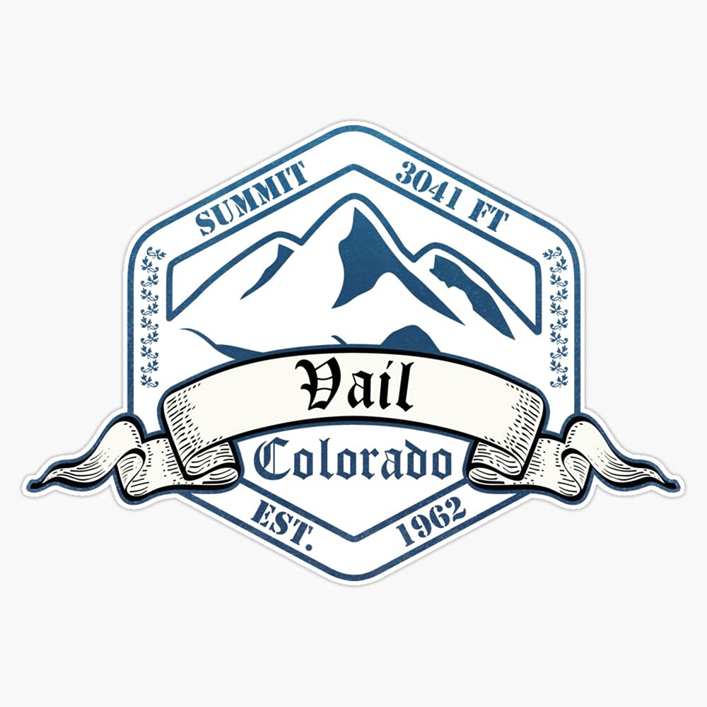 Colorado Vail Ski Resort Waterproof Vinyl Decal Sticker - 5