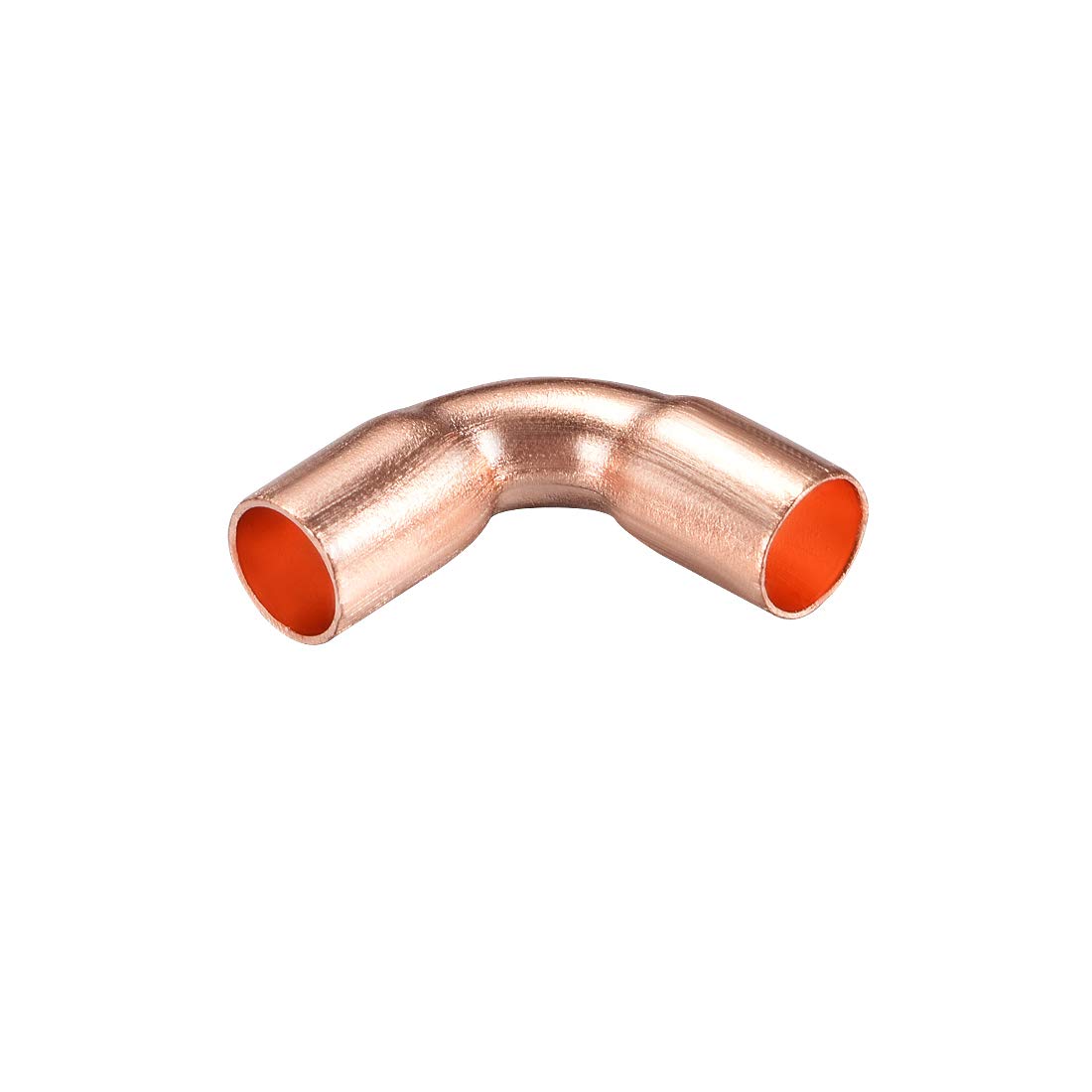 90 Degree Short-Turn Copper Elbow Fitting - 6.35mm ID Plumbing Connector (2 Pack) - Perfect for HVAC, Refrigeration & Water Supply Systems