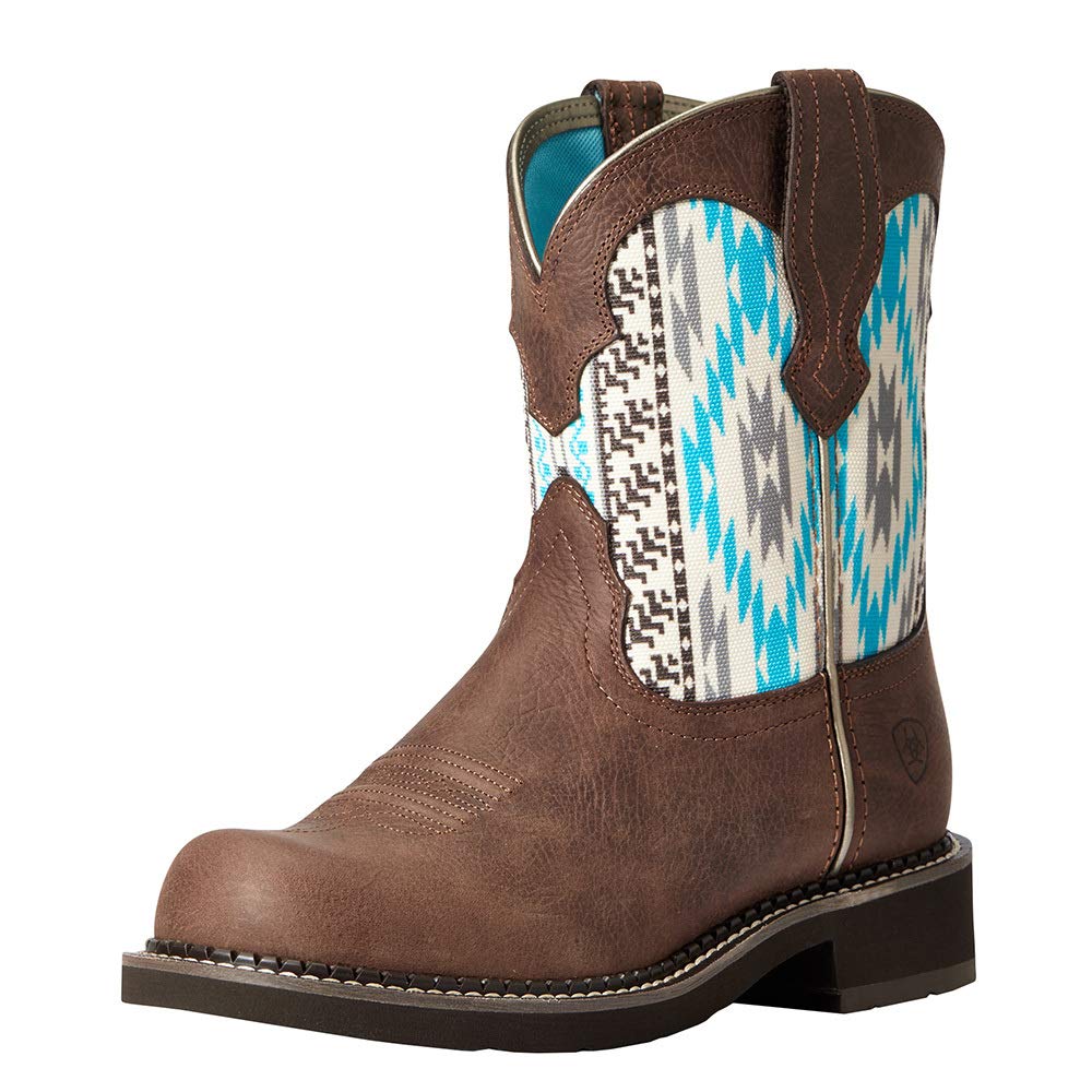 ARIAT Women's Fatbaby Heritage Twill Western Boot - Comfortable Cowgirl Boots for Riding & Country Style (Perfect for Rodeo, Line Dancing & Western Fashion)