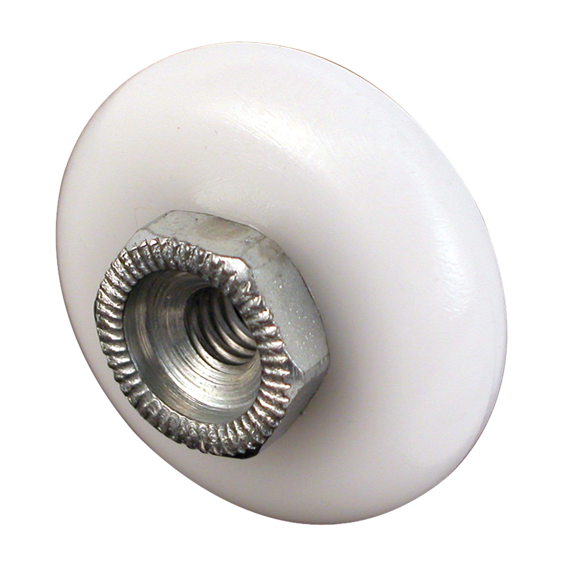 Prime-Line Products 1901 7/8-Inch Round Tub Enclosure Roller, 2-Pack - Smooth Sliding Shower Door Wheels for Bathroom Renovation & Replacement Parts
