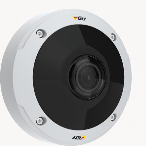Axis Communications M4308-PLE 12MP 360° Outdoor Panoramic Dome Security Camera with Night Vision - IP66 Weatherproof for Home & Business Surveillance (Driveway, Parking Lot, Warehouse Monitoring)