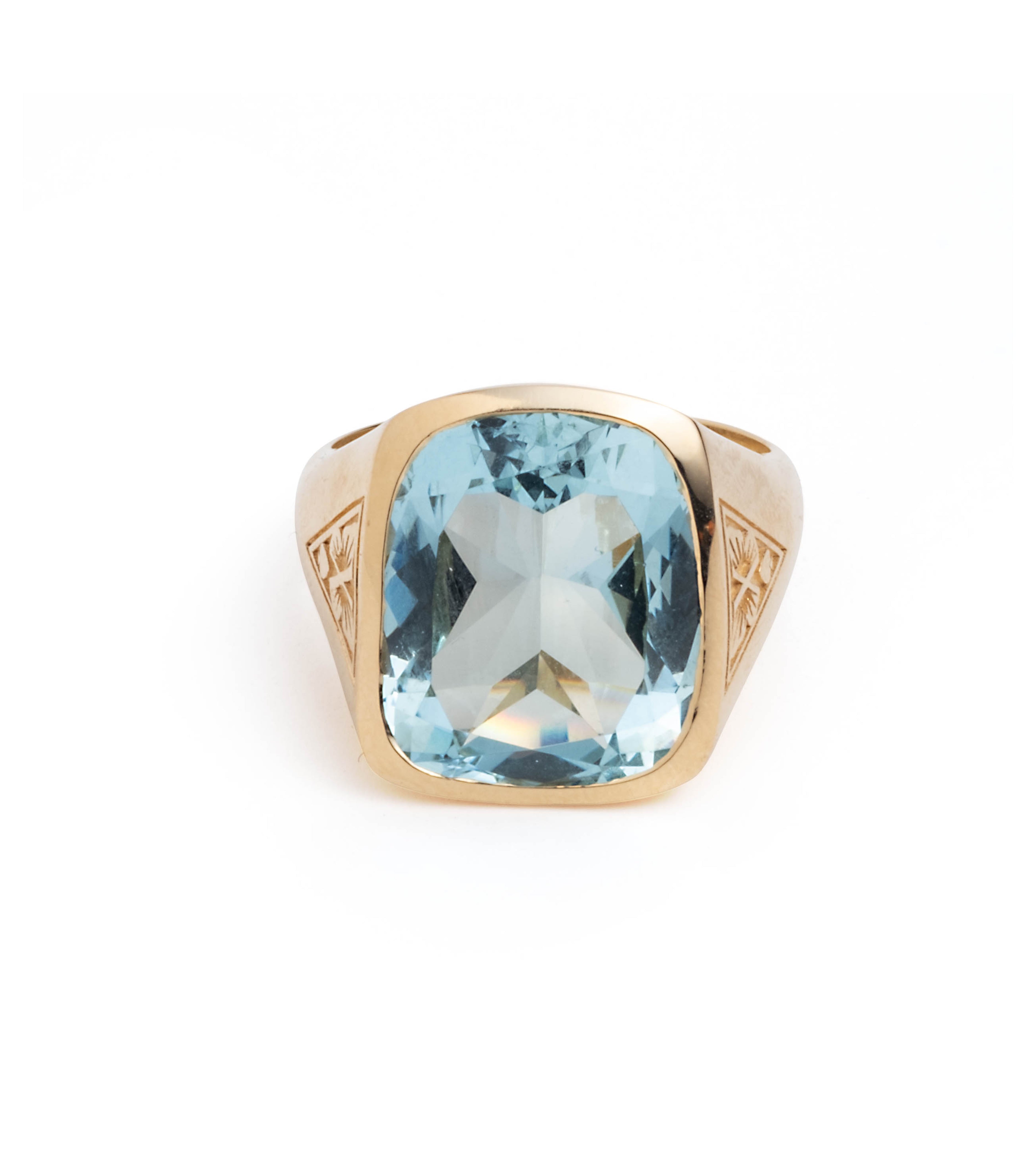 9.9ct Aquamarine Reverie Ring - Unique Handcrafted Gemstone Jewelry for Women - Perfect for Weddings, Anniversaries & Special Occasions
