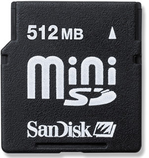 512MB MiniSD Memory Card - High-Speed Storage for Smartphones, Cameras & MP3 Players | Expand Your Device Memory for Photos, Videos & Music