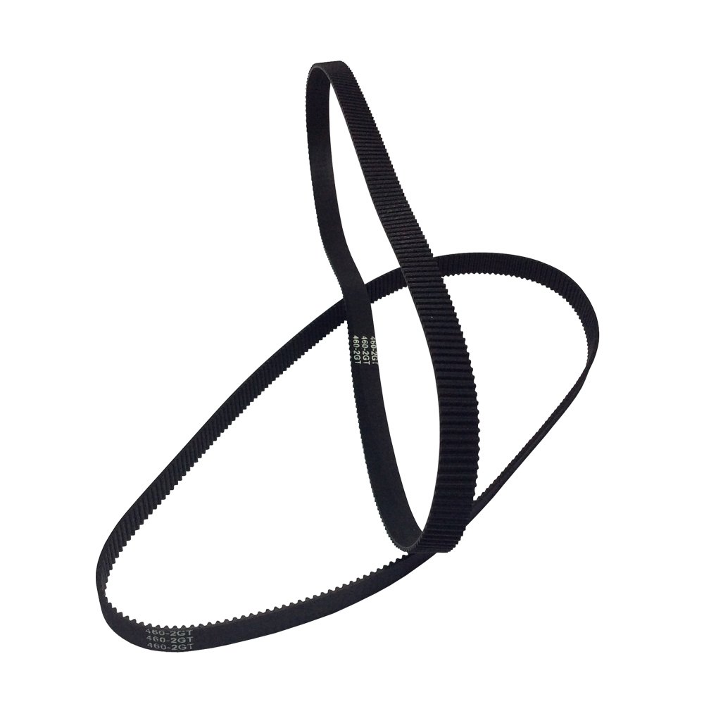 2GT Timing Belt 460mm Closed Loop, 9mm Width, 230 Teeth - High-Performance Rubber Drive Belt (2-Pack) - Ideal for 3D Printers, CNC Machines & Industrial Automation