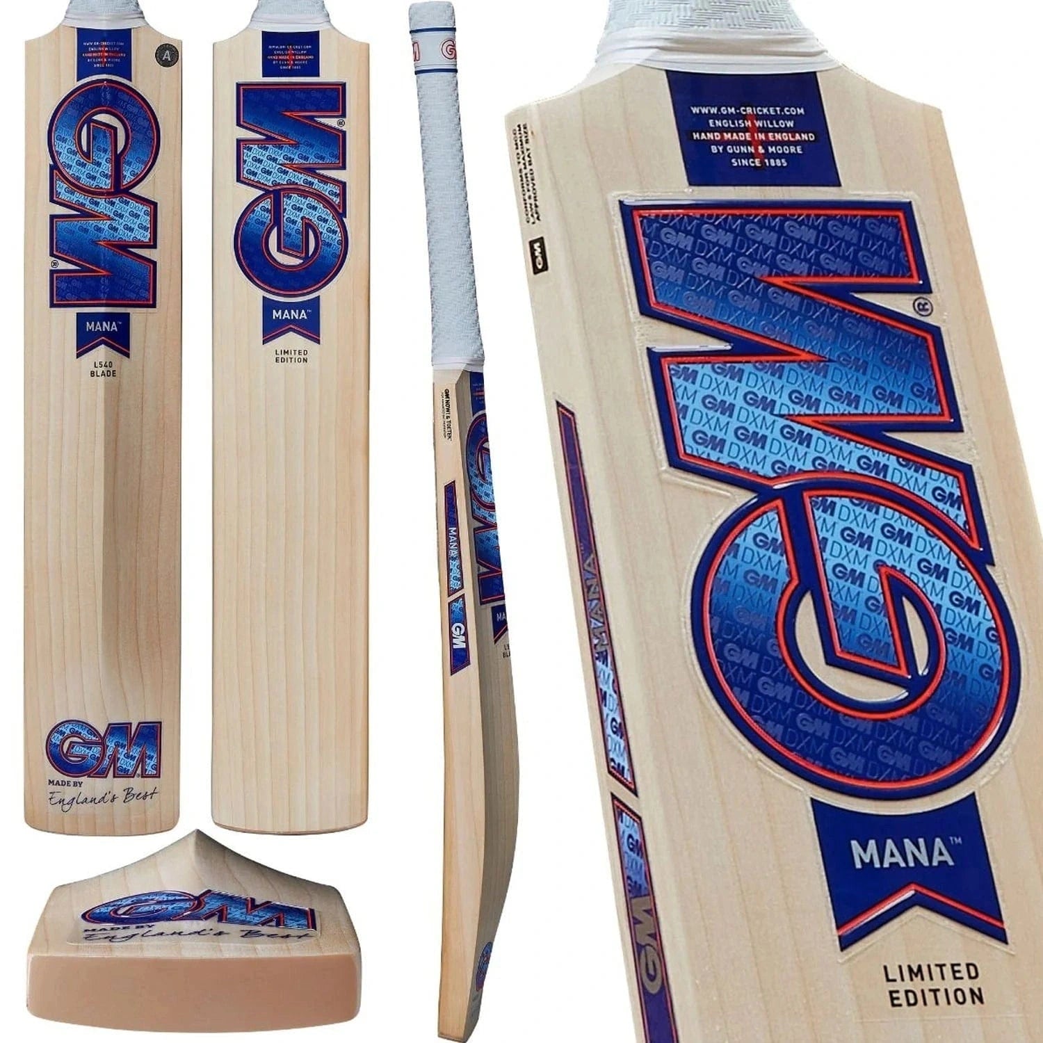 GM Mana DXM 707 Adult Cricket Bat - Premium English Willow Cricket Bat for Men & Women - Perfect for Professional Matches, Training & Backyard Cricket Games