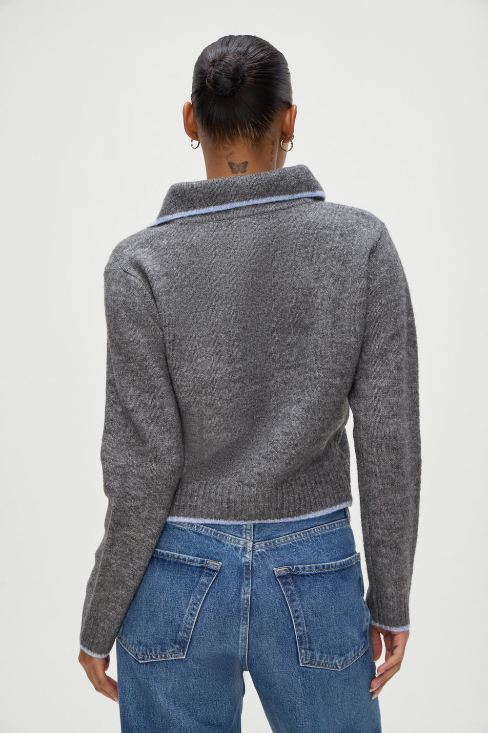 Carolyn Collared Sweater Women's Winter Knit Pullover - Cozy Cable Knit Sweater for Fall & Winter Fashion | Perfect for Office, Date Night & Holiday Outfits