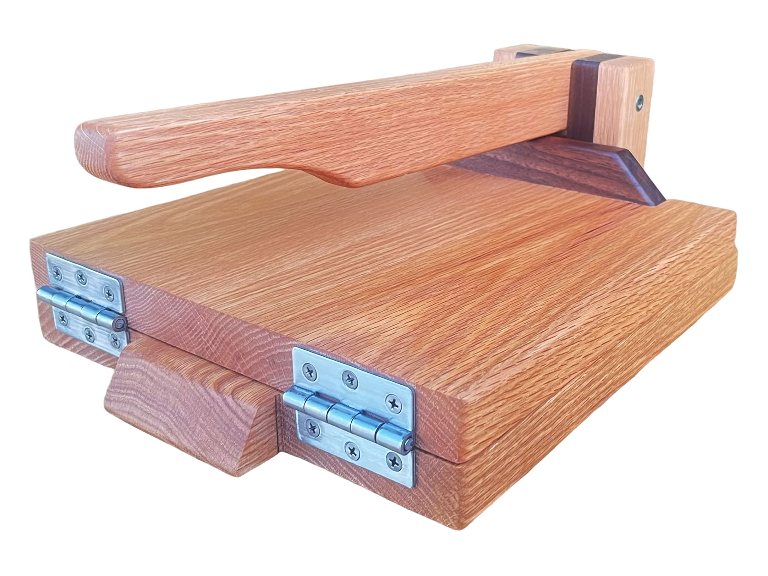 Premium 11.5 Inch Red Oak Hardwood Tortilla Press - Authentic Mexican Kitchen Tool for Homemade Tortillas, Quesadillas & Flatbreads - Perfect for Home Cooking & Restaurant Use