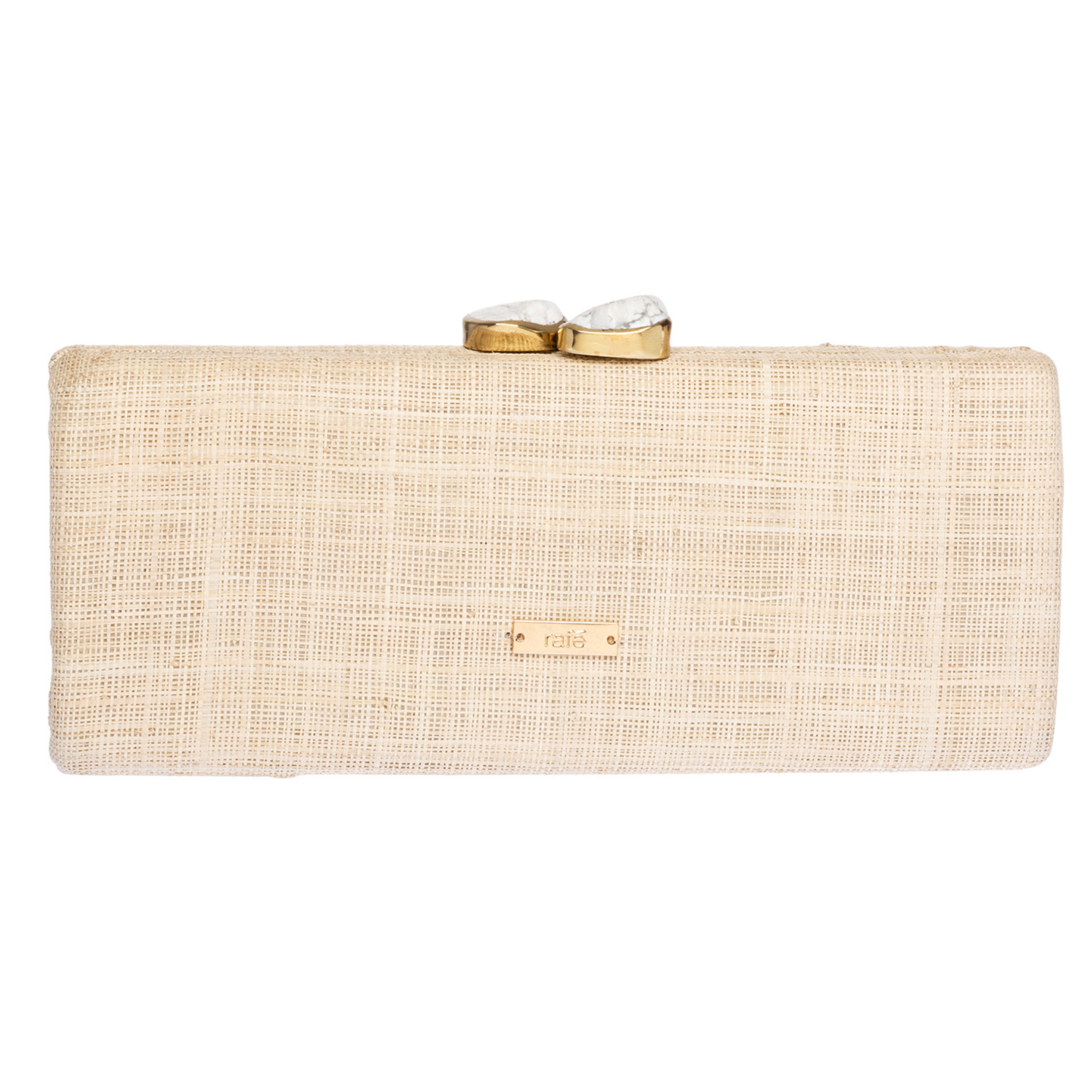 Alessandra Long Clutch Handbag - Natural & Yellow Leather Crossbody Purse for Women | Perfect for Evening Parties, Weddings & Special Occasions