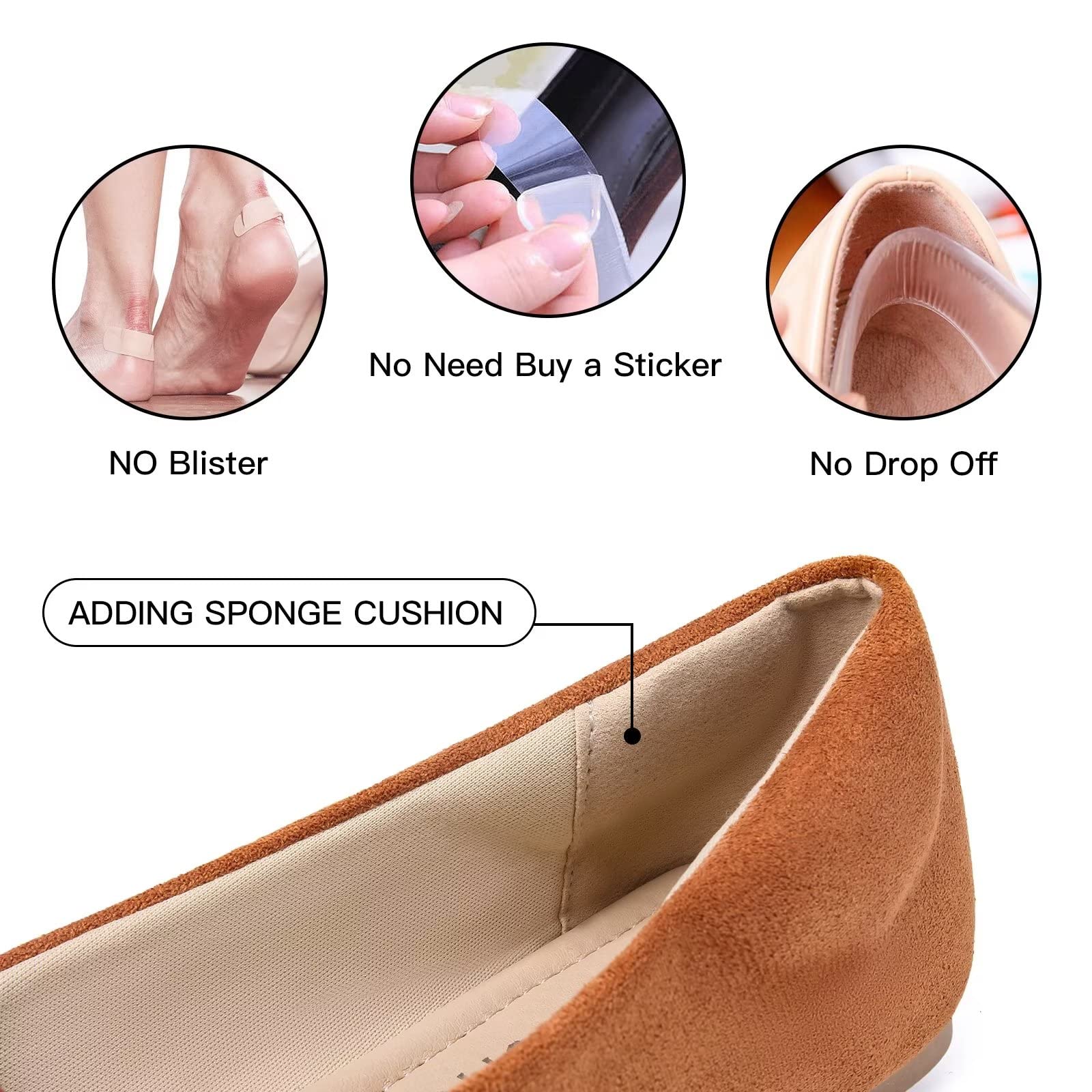 Comfortable Women's Slip-On Flat Shoes - MUSSHOE Casual Dress Flats for Women | Perfect for Work, Travel & Everyday Wear
