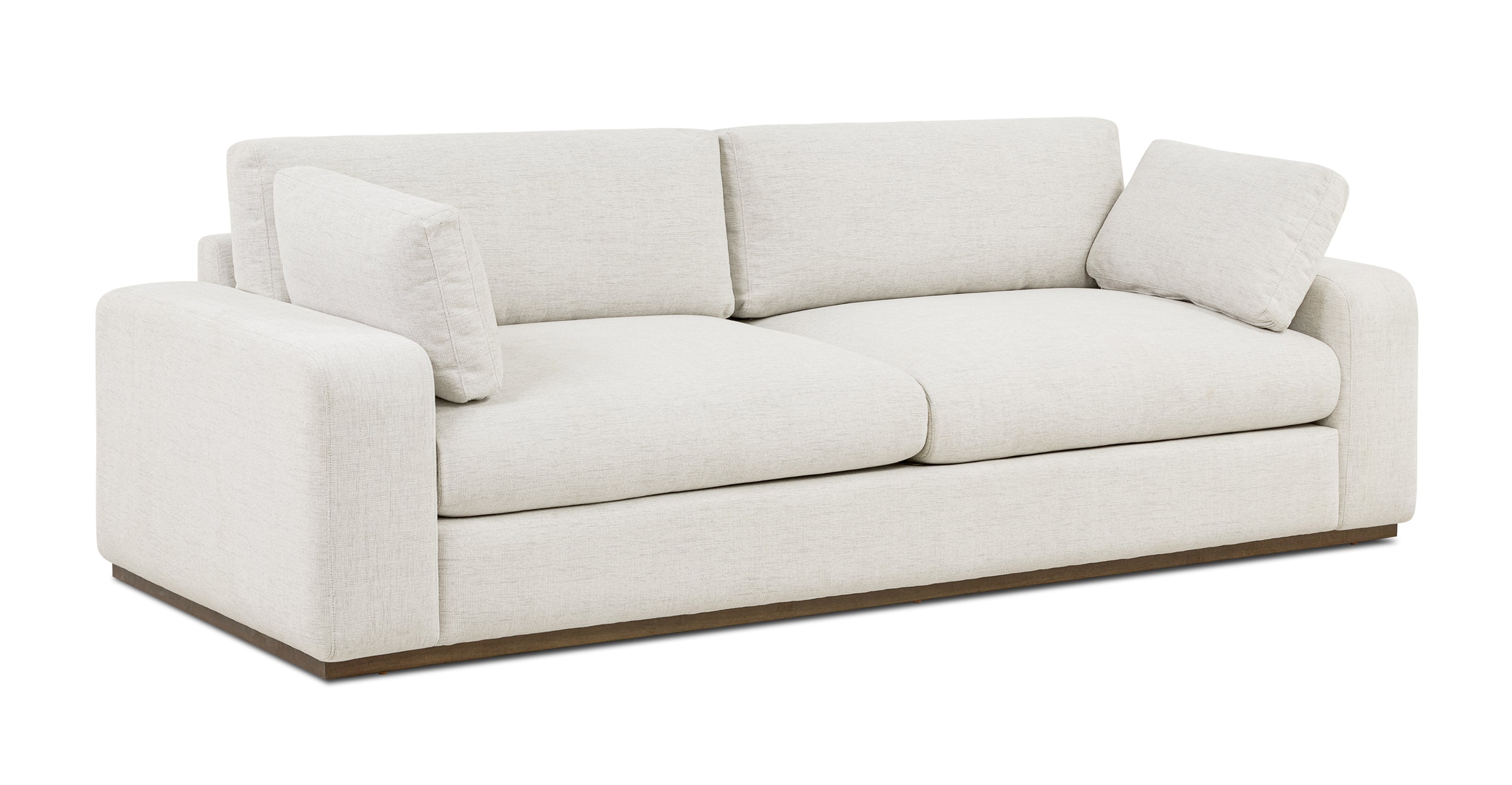 Malaga Sofa - Modern Comfortable 3-Seater Couch for Living Room, Lounge & Office | Soft Fabric Upholstery & Sturdy Wooden Frame