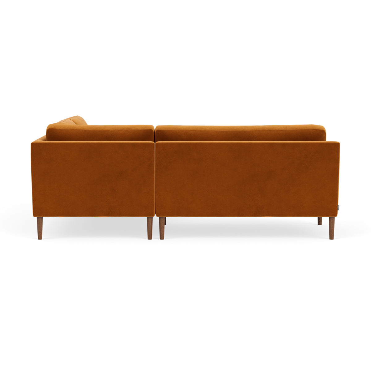 Luxury Velvet Right Corner Sofa - Modern Sectional Couch for Living Room, Small Space & Apartment | Comfortable & Stylish Home Decor