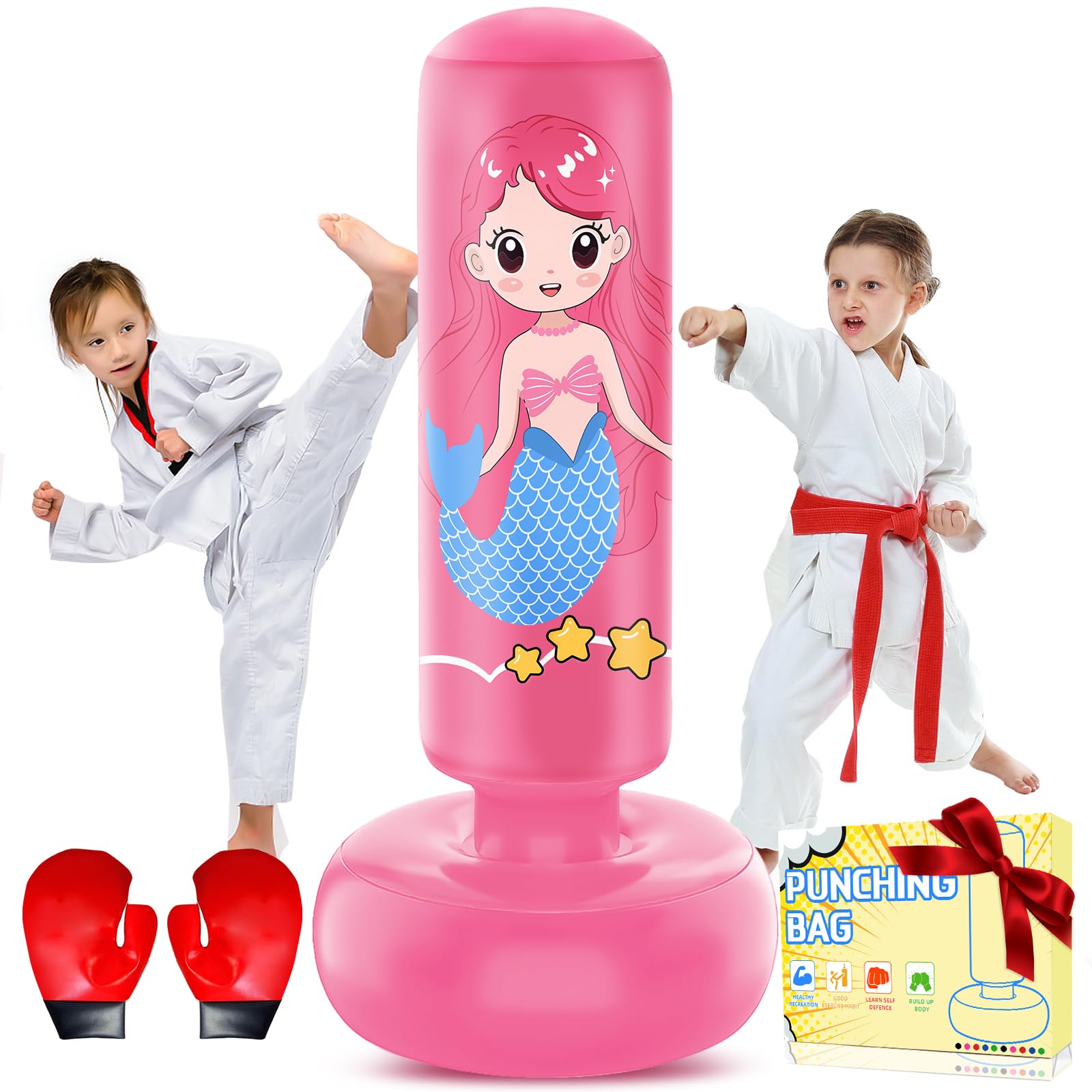 Inflatable Kids Punching Bag for Ages 3-8 - 47