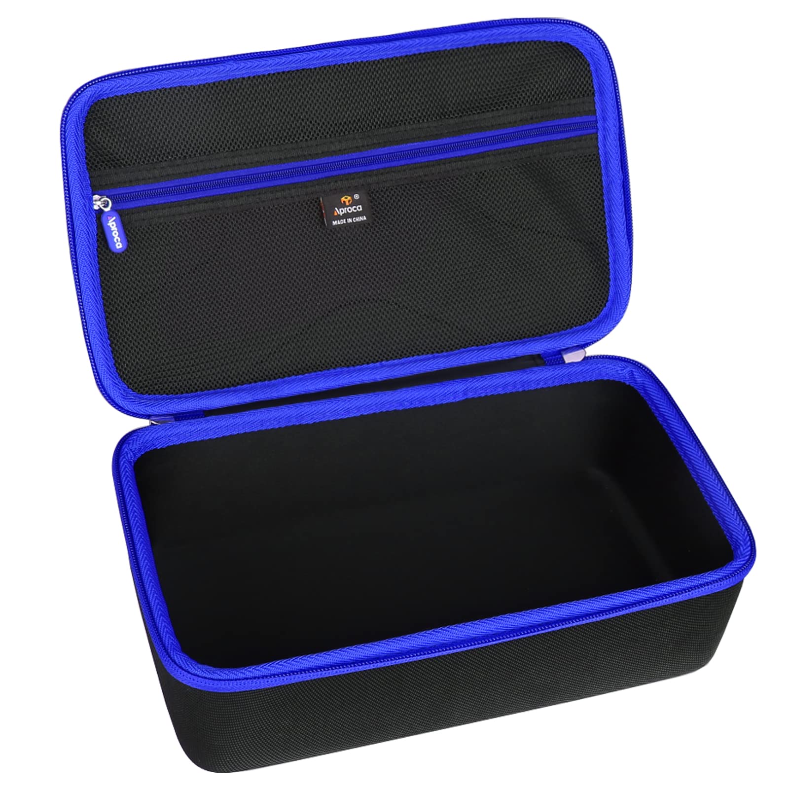 Aproca Hard Storage Travel Case for AstroAI Air Compressor Tire Inflator - Portable Air Pump Protective Carrying Bag with Blue Zipper - Perfect for Road Trips, Camping & Emergency Car Maintenance