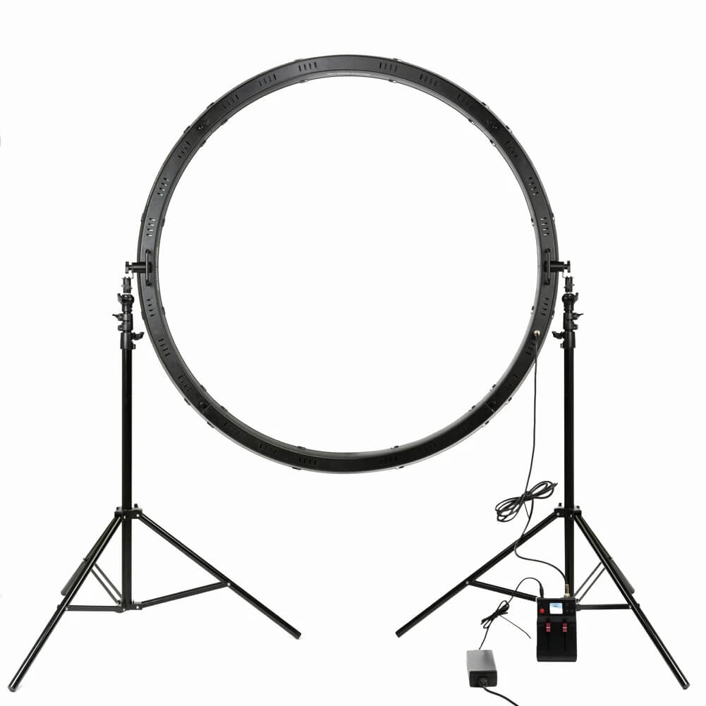 RICO1200B 48-Inch Super Large Bi-Color LED Ring Light for Photography, Videography & Live Streaming - Perfect for YouTube, TikTok, Instagram Content Creation & Studio Lighting