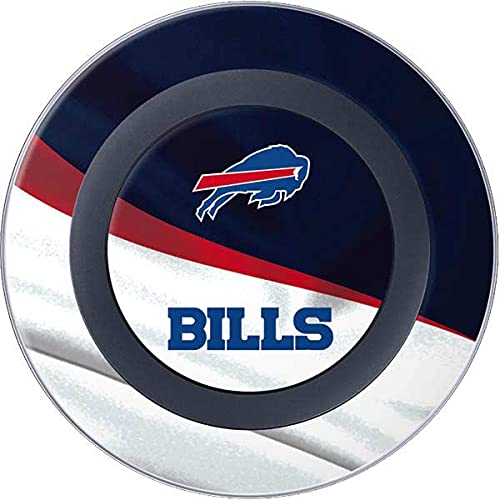 Officially Licensed NFL Buffalo Bills Skin Decal for Samsung Wireless Charger | Compatible with Multiple Devices | Perfect for Home, Office & Travel