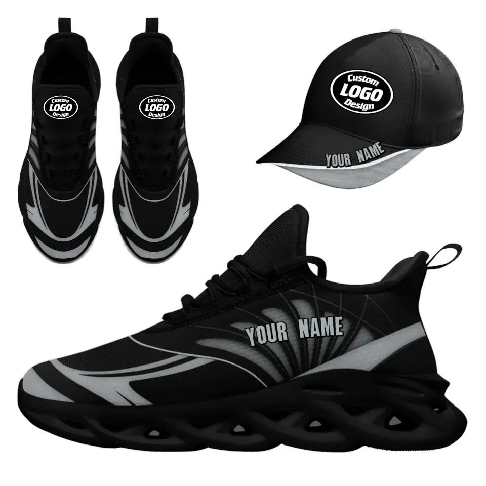 Custom Maxsoul Sneakers & Hat Combo Set - Personalized Athletic Shoes & Apparel for Gifts, Brand Promotion, Fan Festivals & Sports Events - Perfect for Sneakerheads, Corporate Gifts & Team Merchandise
