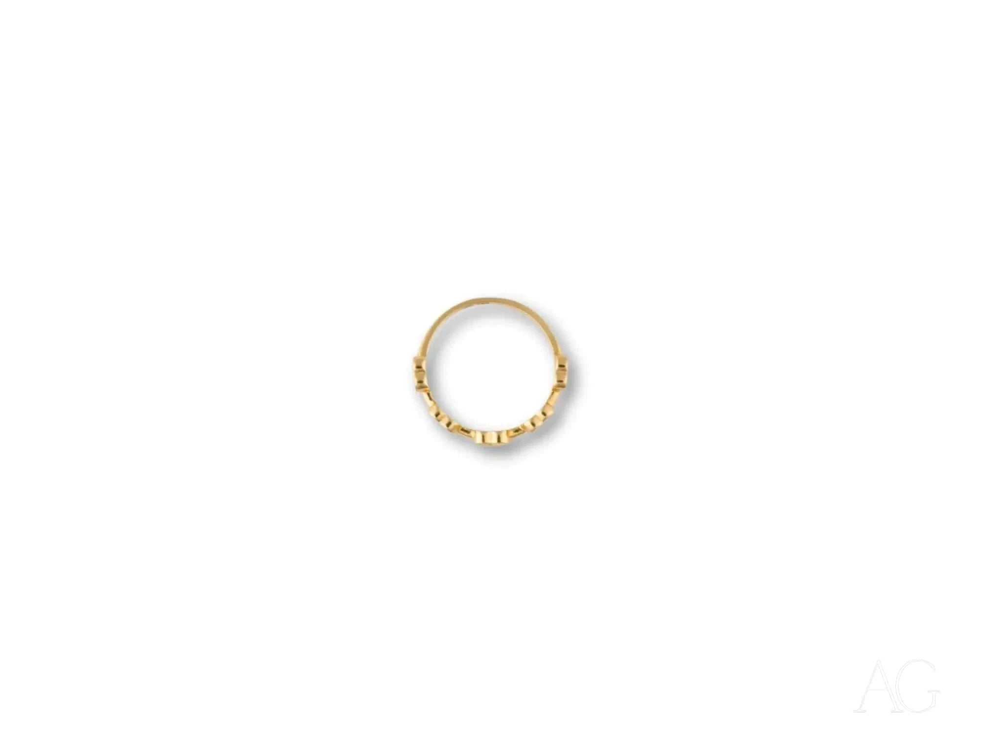 Elegant 18k Yellow Gold CZ Heart Ring for Women - Romantic Valentine's Day Gift, Anniversary Jewelry, Perfect for Date Nights & Special Occasions