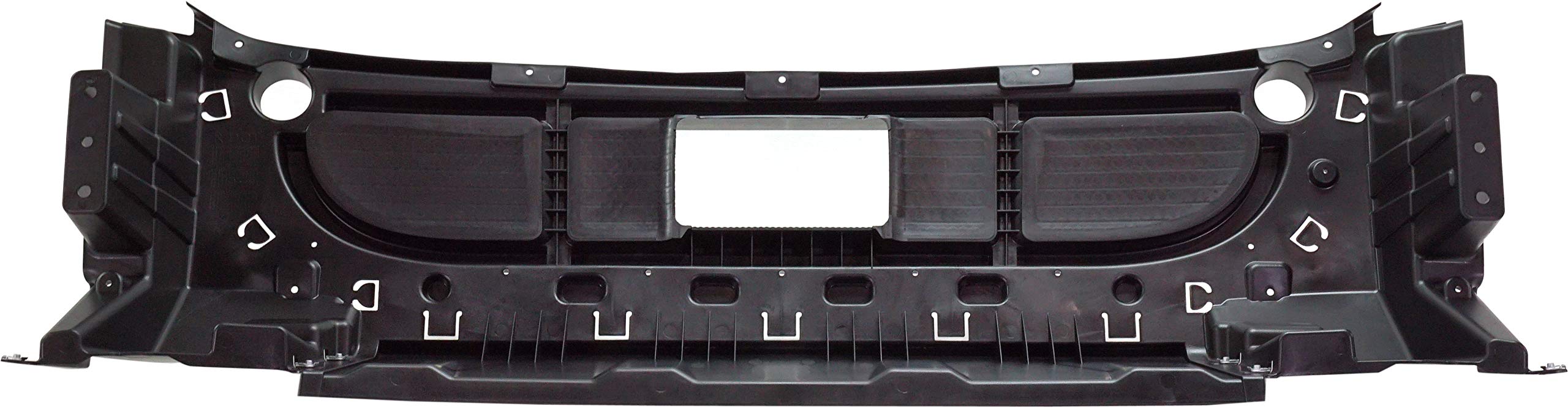Evan Fischer Front Bumper for Freightliner Cascadia 113 125 (2008-2016) - Powder Coated Gray Plastic, No Fog Light Holes, No Parking Sensor Holes - Replacement Part #21284460022128400000 | Heavy Duty Truck Replacement for Commercial Vehicles