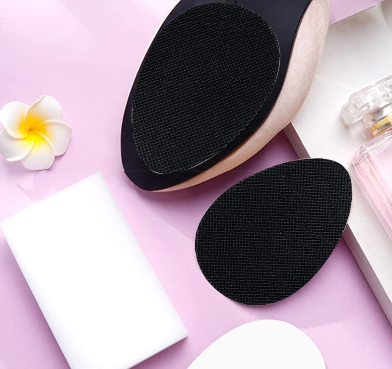 Non-Slip Shoe Pads for High Heels & Dress Shoes - 8pcs Self-Adhesive Anti-Slip Sole Protectors for Men & Women (Black) - Perfect for Slippery Floors, Parties & Work Events