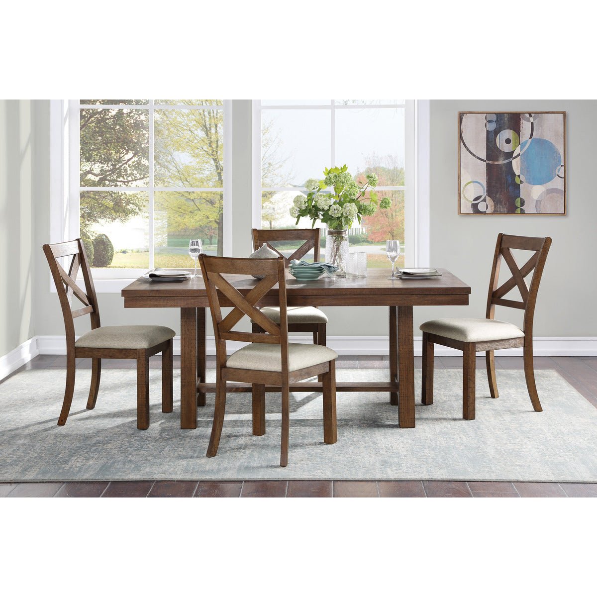 Bonner Collection Side Chair Set of 2 - Modern Dining Chairs for Kitchen, Living Room & Office - Comfortable & Stylish Accent Chairs