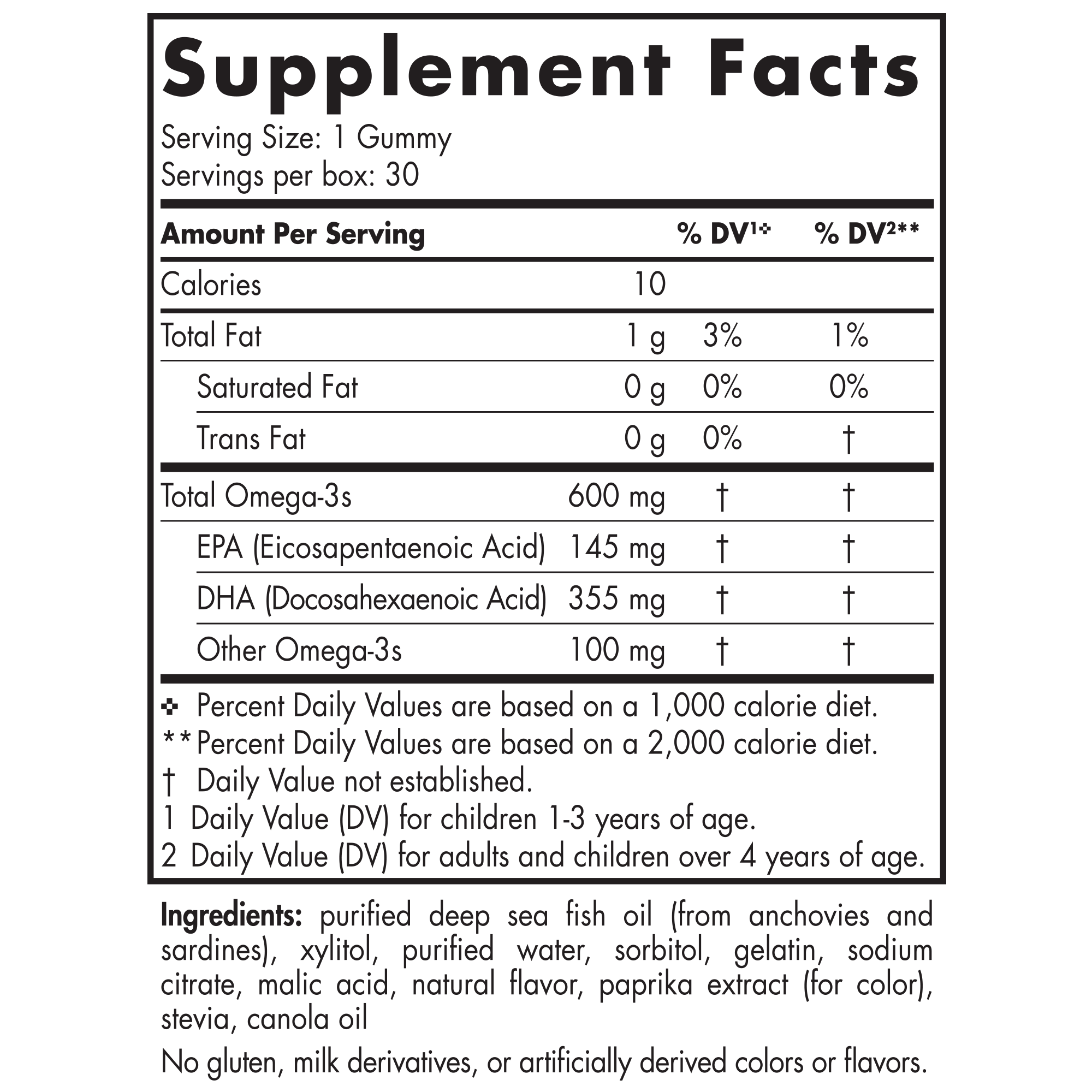 Best DHA Gummies for Kids - Omega 3 Brain & Eye Support Supplement - Delicious Strawberry Flavored Chewable Vitamins for Children's Cognitive Development - Perfect for School, Focus & Learning Activities