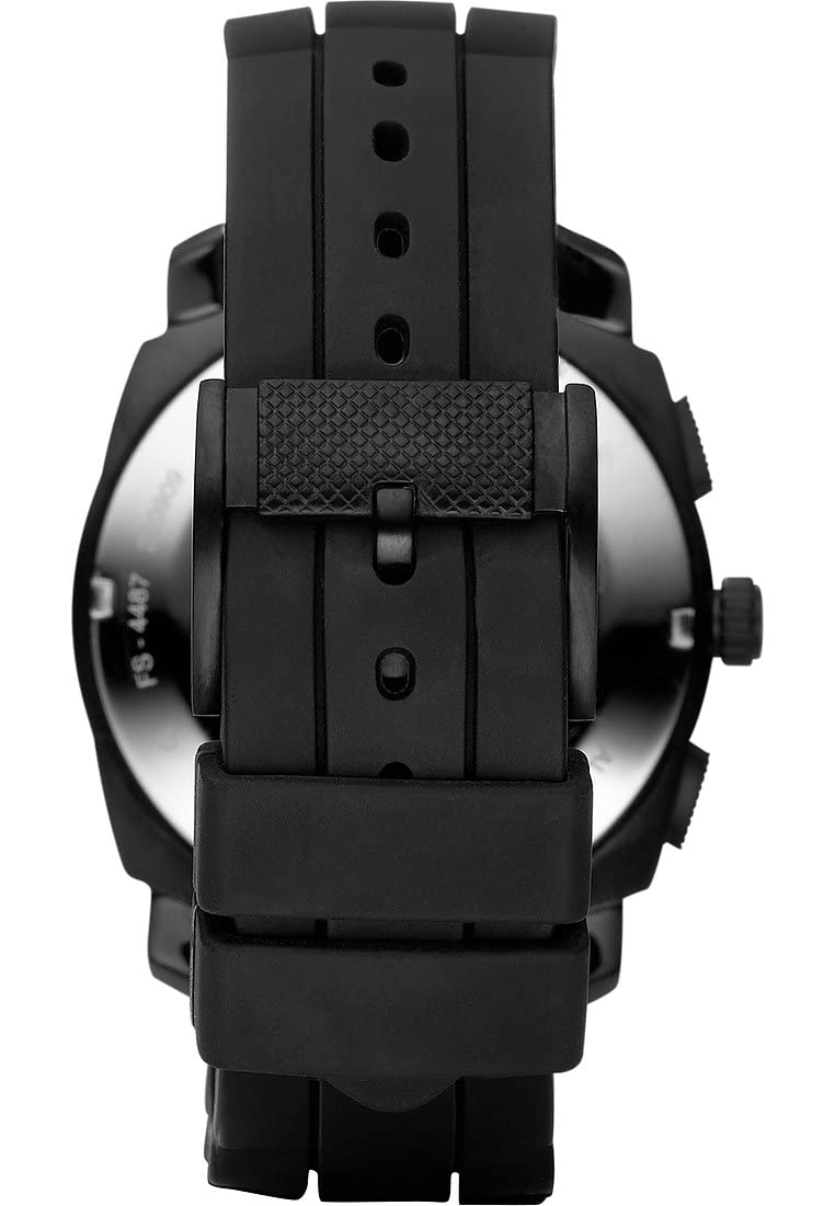 Fossil Men's Machine Chronograph Quartz Watch - 45mm Smoked Stainless Steel Case with Stainless Steel Band | Casual, Business & Formal Wear Accessory