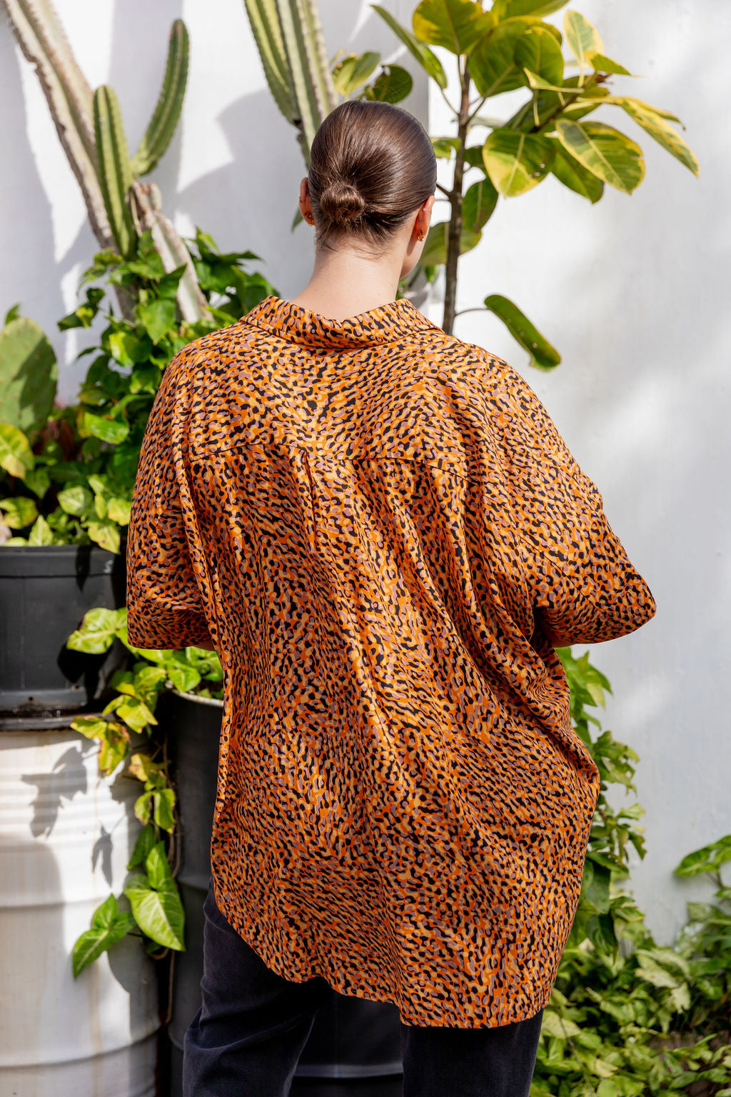 Tammin Shirt in Wild Things Print - Stylish Women's Floral Blouse for Casual Outings & Date Nights