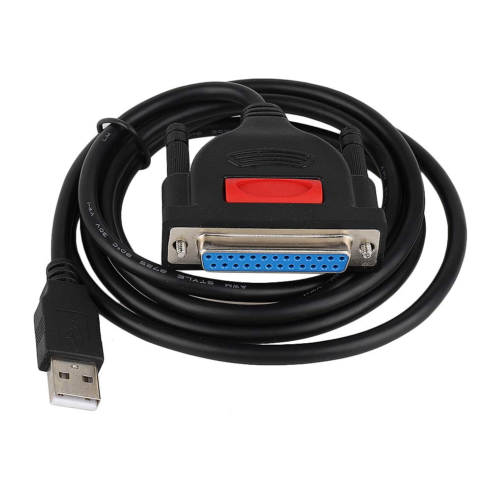 1.5m USB to DB25 Parallel Printer Cable Adapter - Bidirectional Parallel Port Converter for Laptop & Desktop Computers - Perfect for Legacy Printers, Scanners, and Industrial Equipment Connectivity