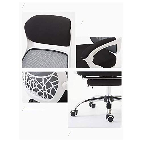 Ergonomic Mesh Computer Chair - Adjustable Swivel Office Chair with Reclining Backrest for Home, Gaming & Work | Perfect for Long Hours Sitting, Online Meetings and PC Gaming Sessions