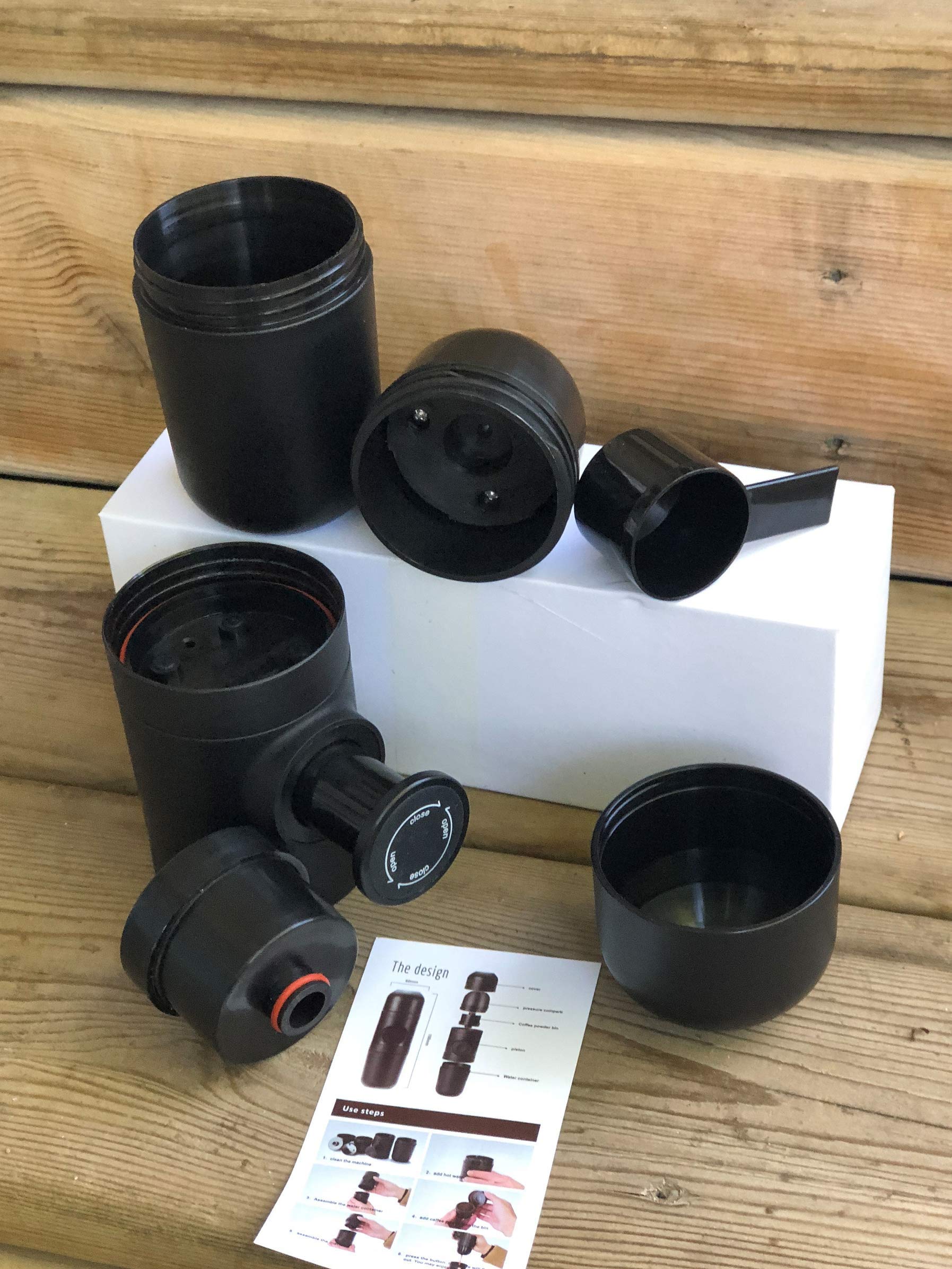 Best Portable Manual Coffee Maker - Compact & Easy to Use for Camping, Travel, Office & Home Brewing | Drip Coffee Machine