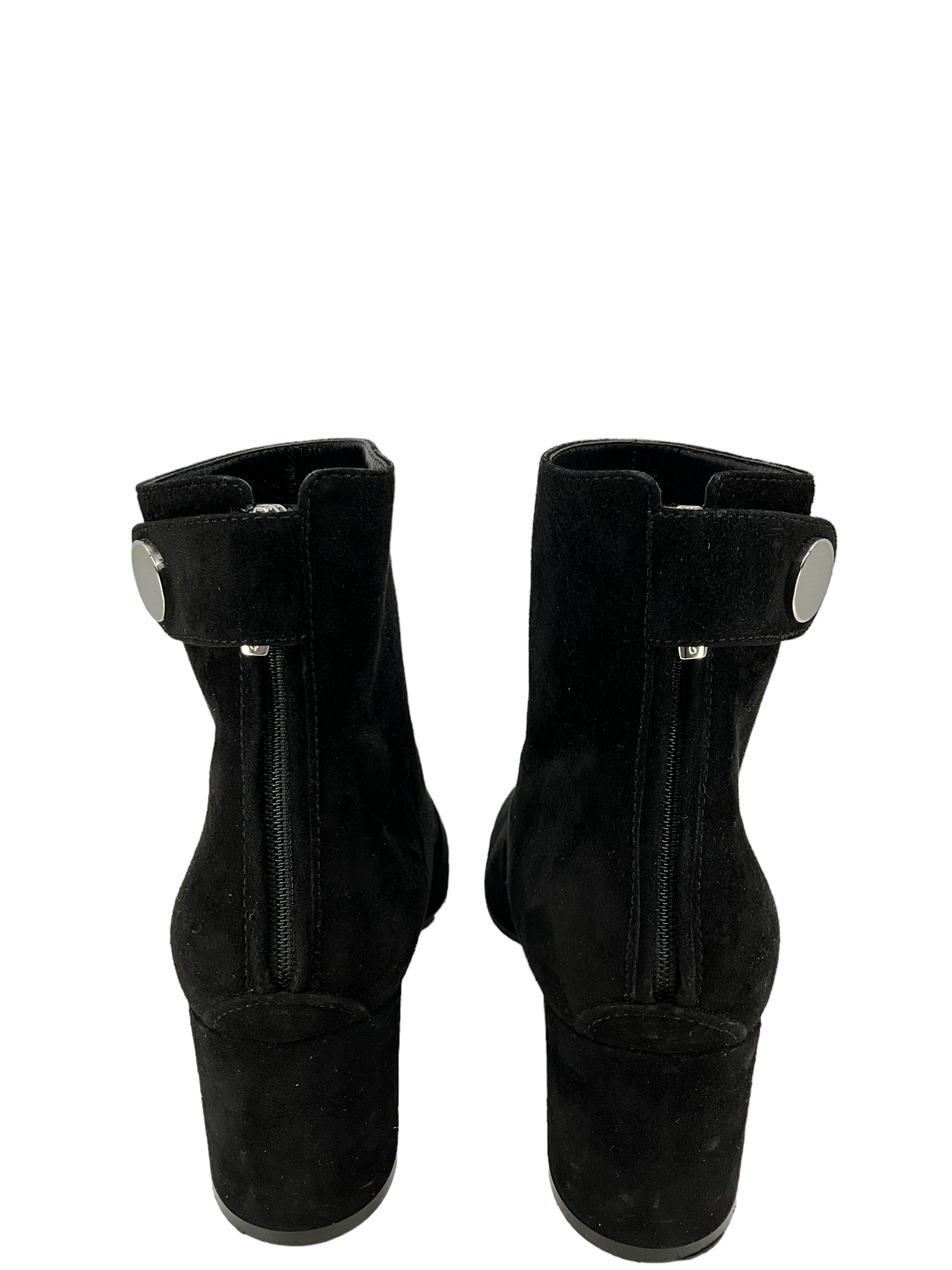 Gianvito Rossi Black Suede Ankle Boots Women's Size 8 - Stylish & Comfortable for Work, Party & Evening Events