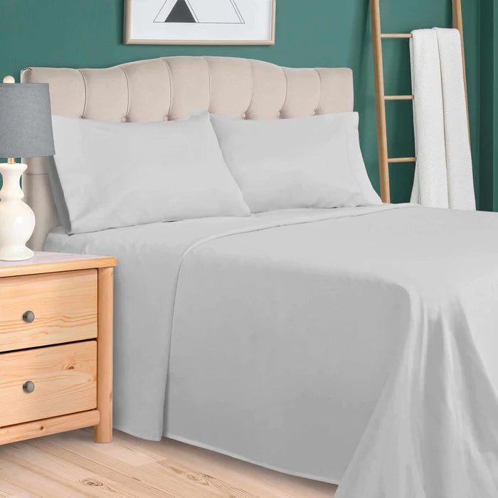 Luxury 700 Thread Count Egyptian Cotton Sheet Set - Eco Friendly, Breathable & Hypoallergenic - Perfect for Bedroom, Hotel, or Guest Room Comfort