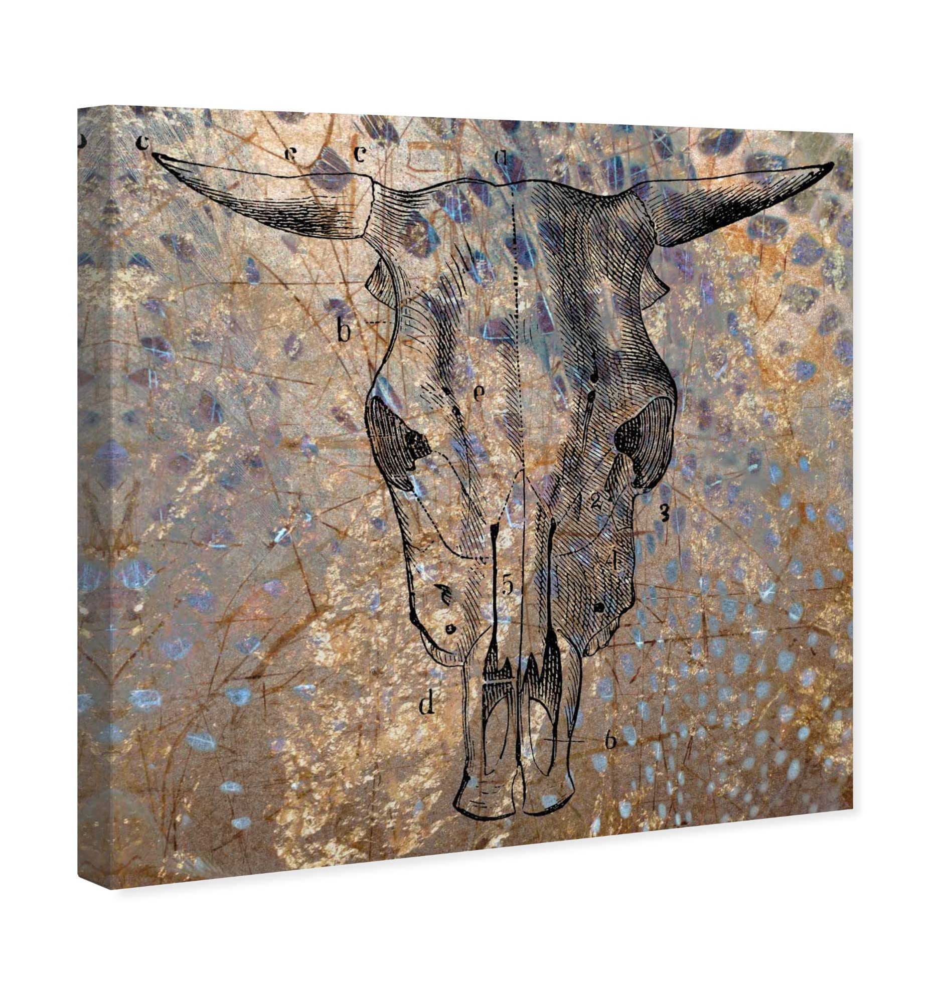 Ox Brass Animal Wall Art Canvas Print - 16x16 Inch Modern Home Decor for Living Room, Bedroom & Office | The Oliver Gal Artist Co.