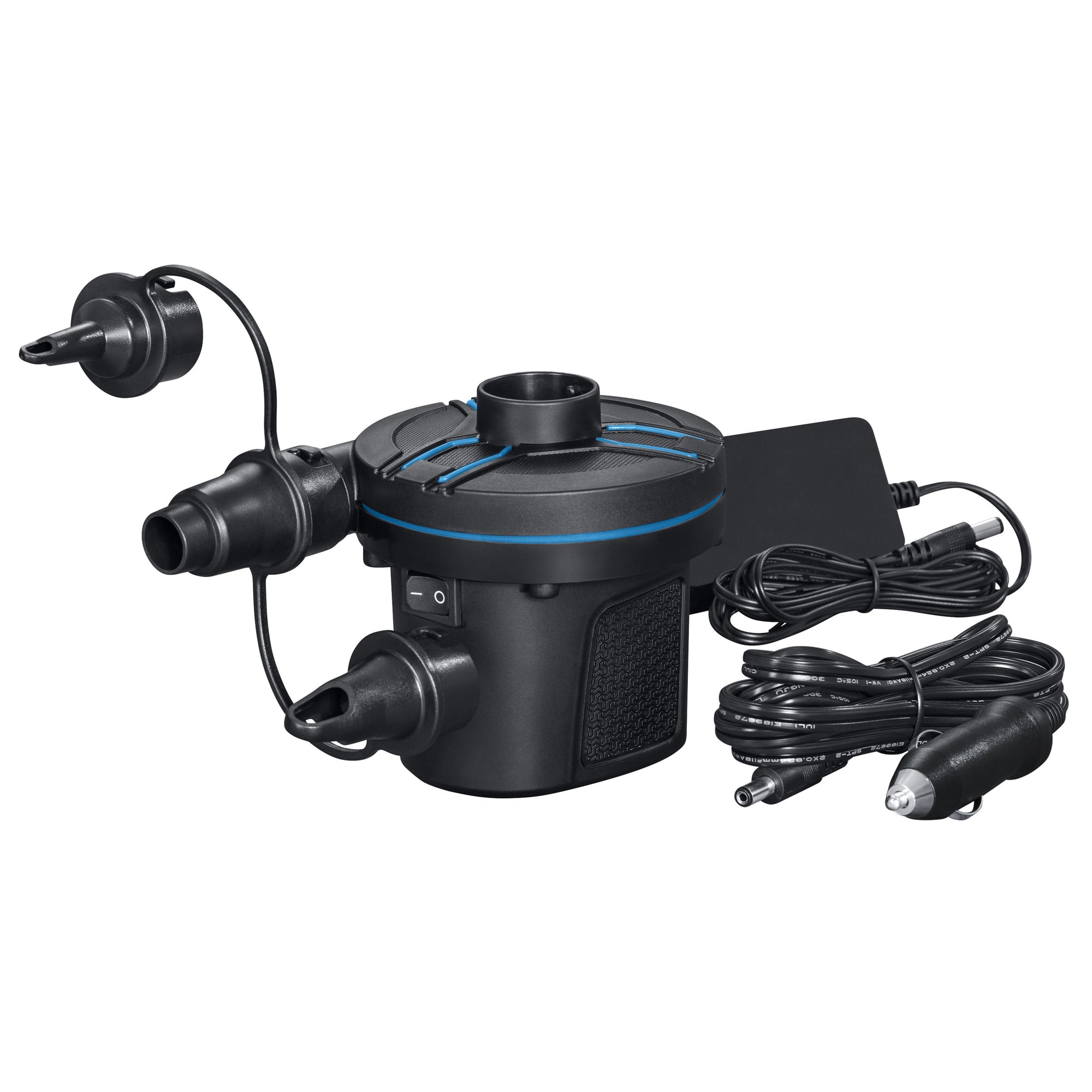 Bestway PowerTouch AC/DC Electric Air Pump - Fast Inflation for Pools, Air Mattresses & Inflatables - Portable Air Pump for Camping, Travel & Emergency Use