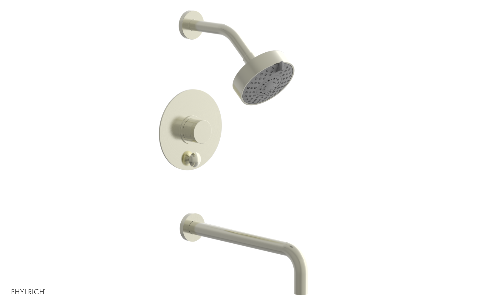 BASIC II 12 Pressure Balance Tub and Shower Faucet Set - 230 26 12 - Perfect for Bathroom Renovation & Modern Home Upgrade
