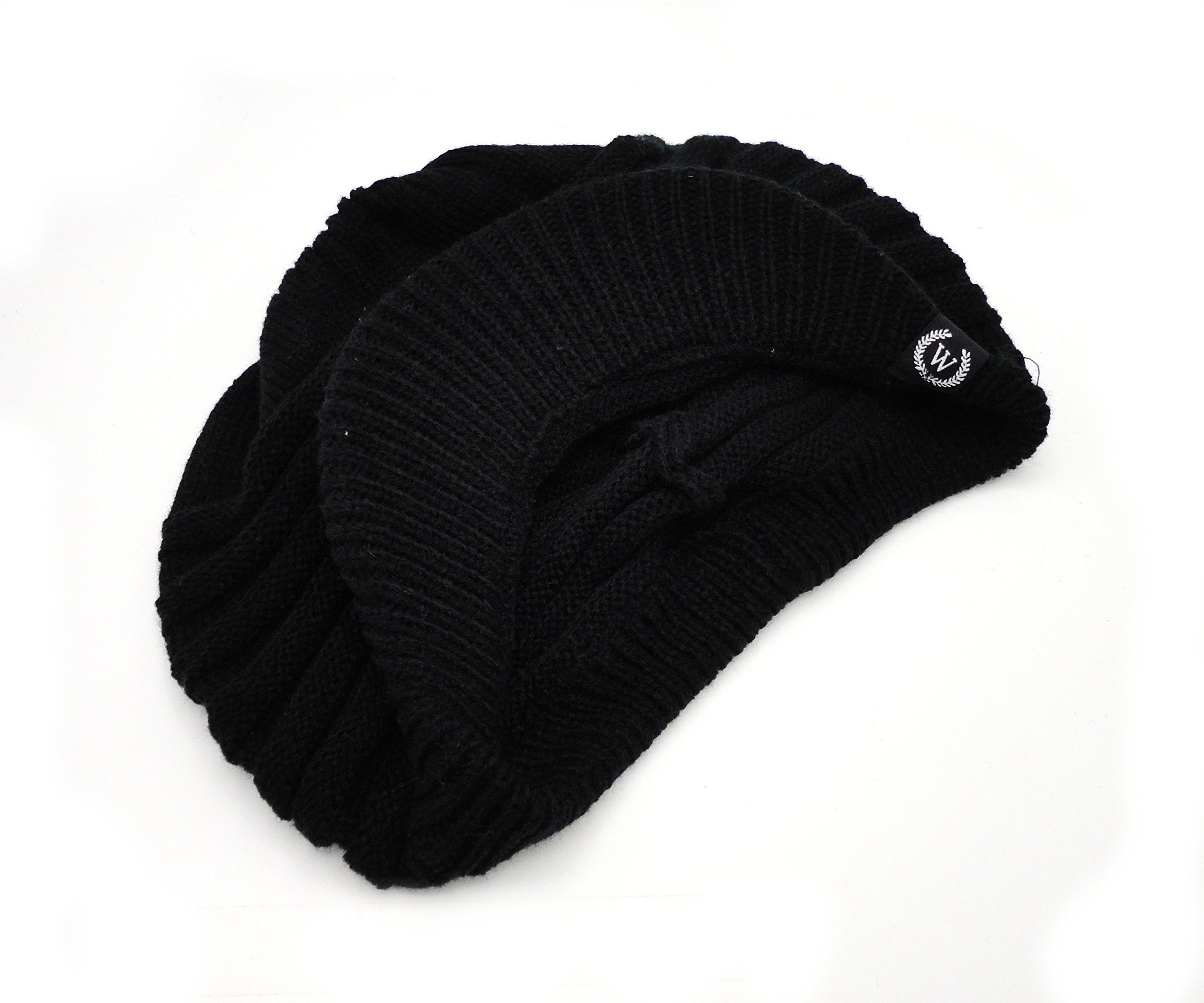 Fashion Women's Cable Knit Slouch Beanie Hat with Visor - Soft Winter Knit Hat for Women, Outdoor Activities & Casual Wear