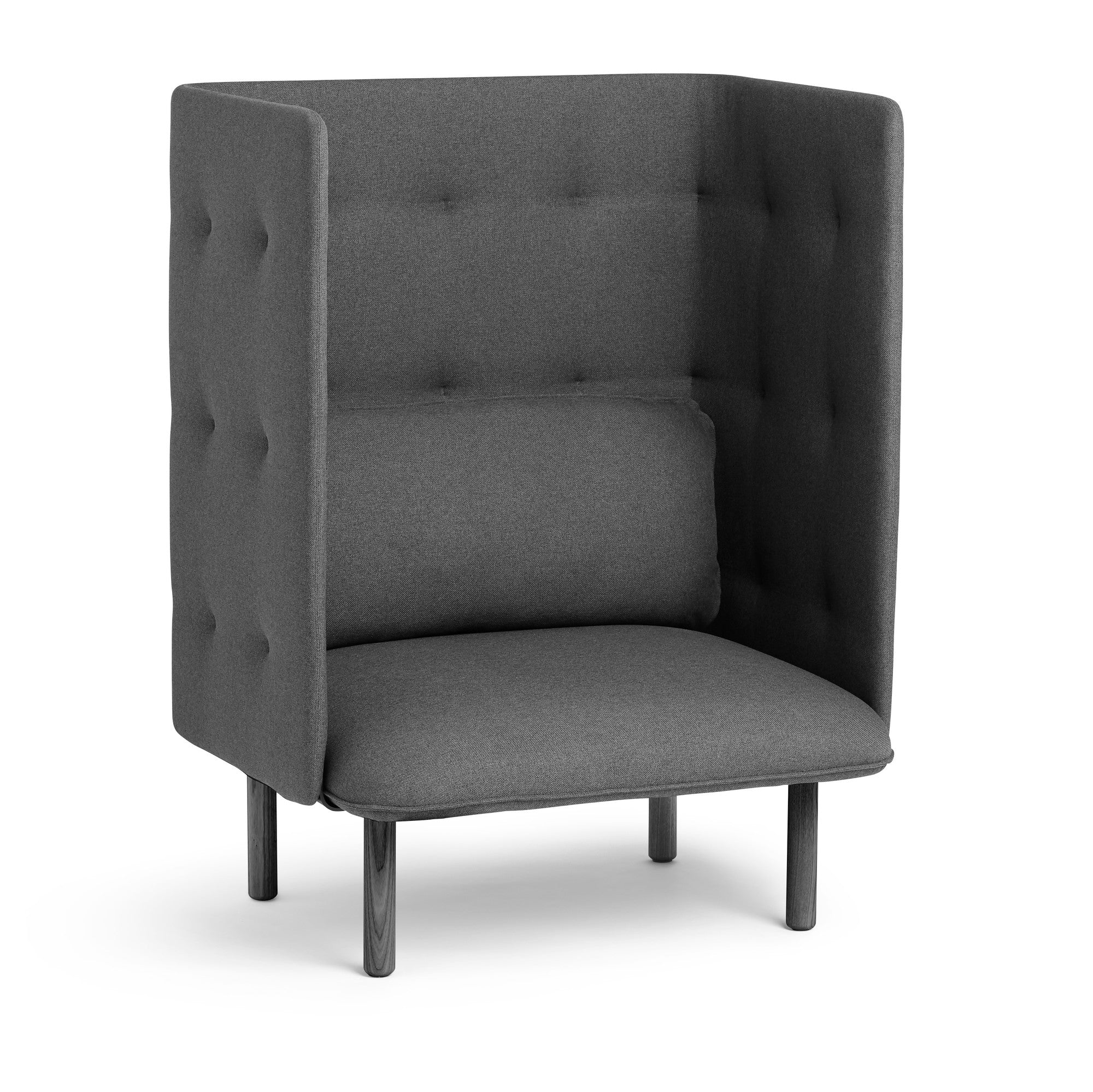 QT Privacy Lounge Chair - Comfortable and Stylish Recliner for Home, Office, or Patio - Perfect for Relaxing, Reading, or Napping
