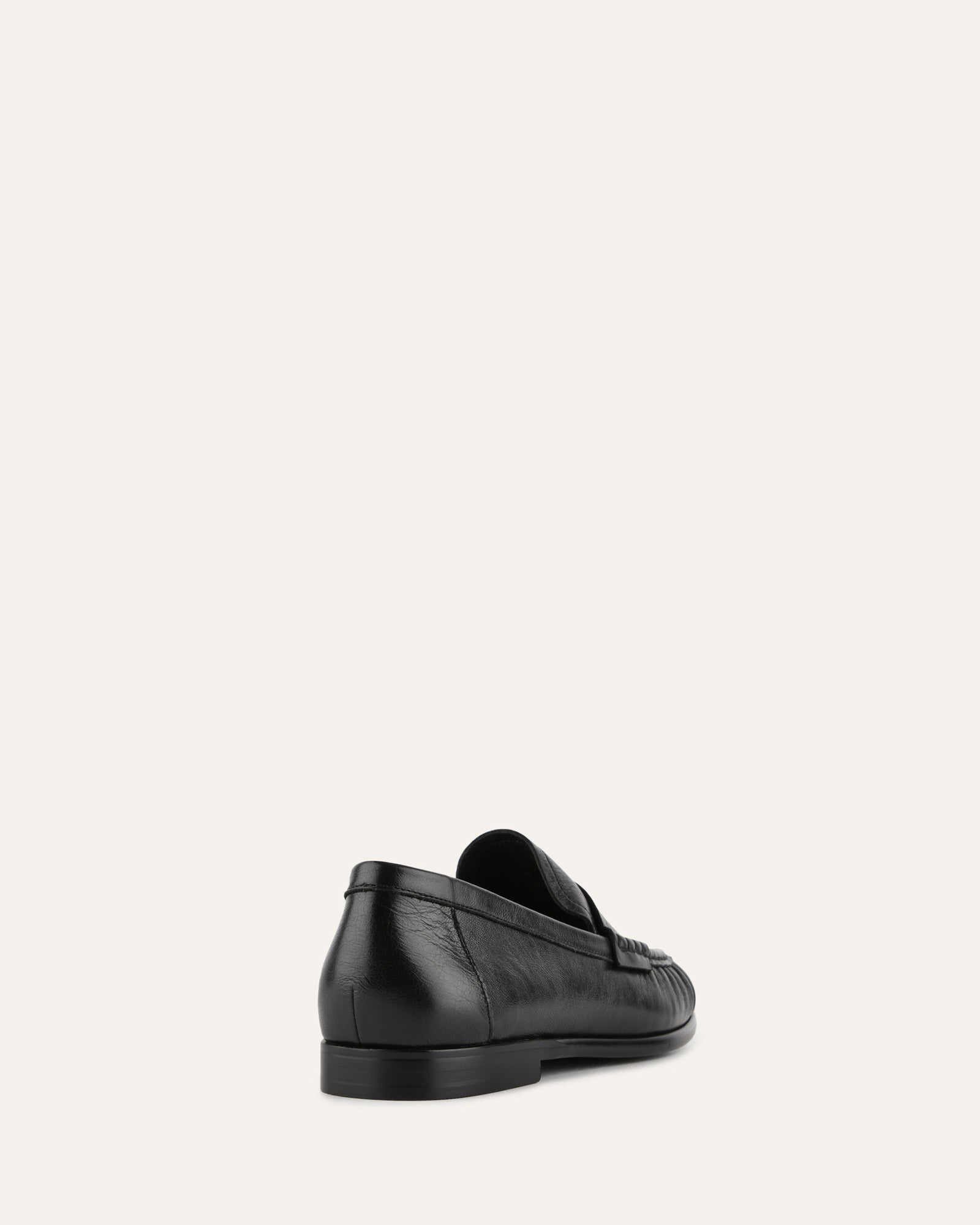Premium Black Leather Myrtle Loafers for Men & Women - Comfortable Slip-On Shoes for Business, Casual & Travel - Stylish & Durable Footwear