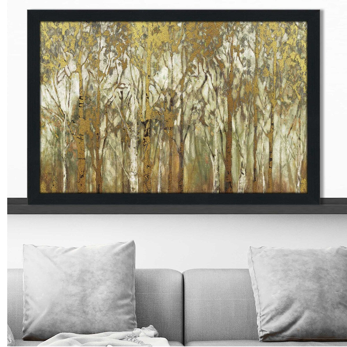 Birch Grove Panoramic by Carol Robinson - Stunning Acrylic Wall Art Print for Home & Office Decor | Perfect for Living Room, Bedroom, or Office Spaces