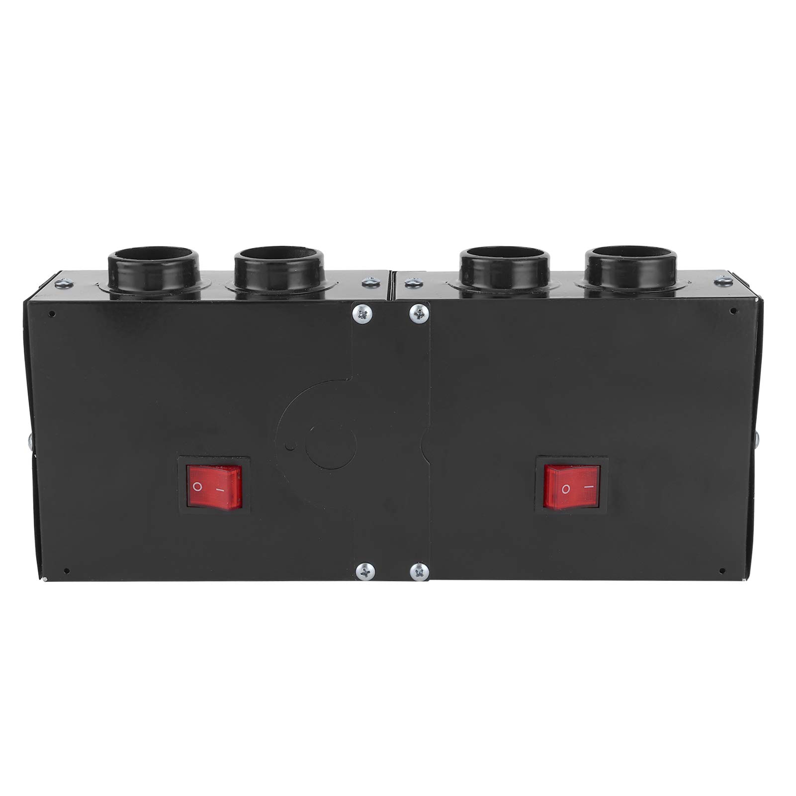 12V 800W Car Heater Fan Defroster - 4 Hole RV Automotive Heater for Windshield & Seat Warming - Perfect for Winter Driving in Trucks, UTVs, and Campers