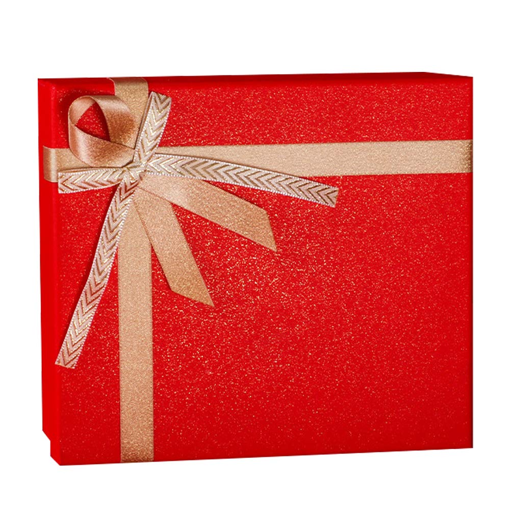 DOITOOL 1 Set Red New Year Gift Box Set - Christmas Wedding Holiday Gift Wrapping Boxes for Party Favors, Anniversary & Birthday Presents - Perfect for Festive Celebrations & Special Occasions