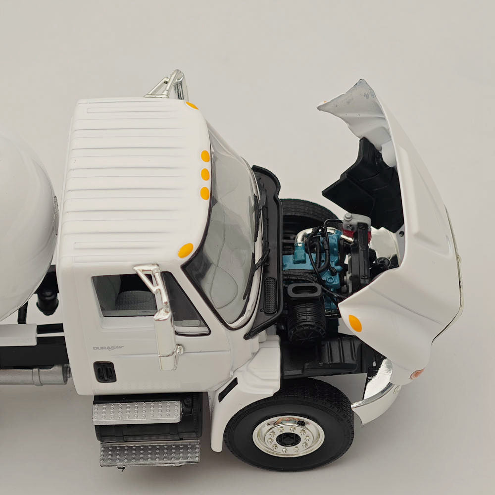 FIRST 1/34 Scale International DuraStar Propane Truck Diecast Metal Model - White 4059 | Collectible Toy for Display, Gift for Truck Enthusiasts, Perfect for Home & Office Decoration